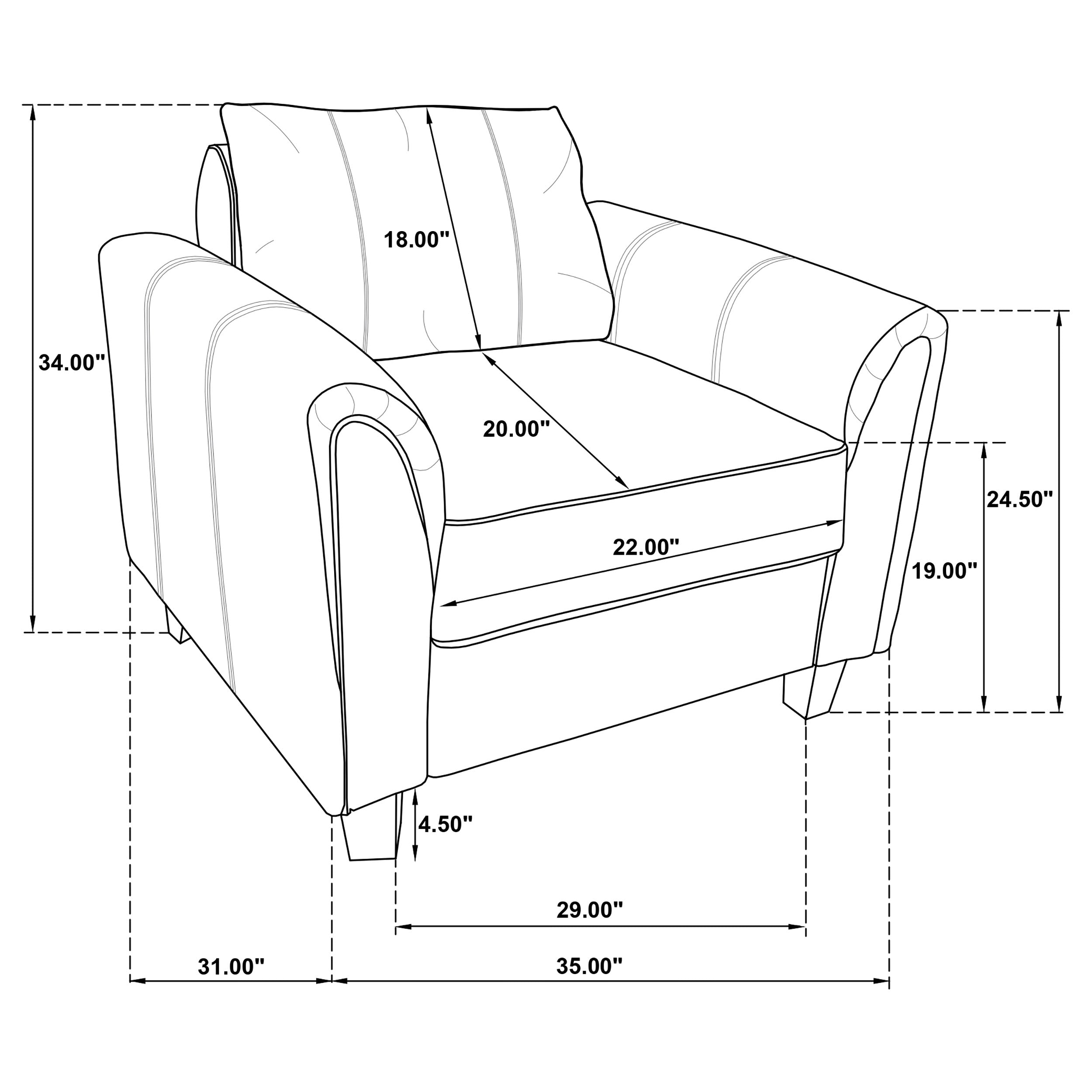 Davis Stationary 3 Pc Set - Luxury Home Furniture (MI)