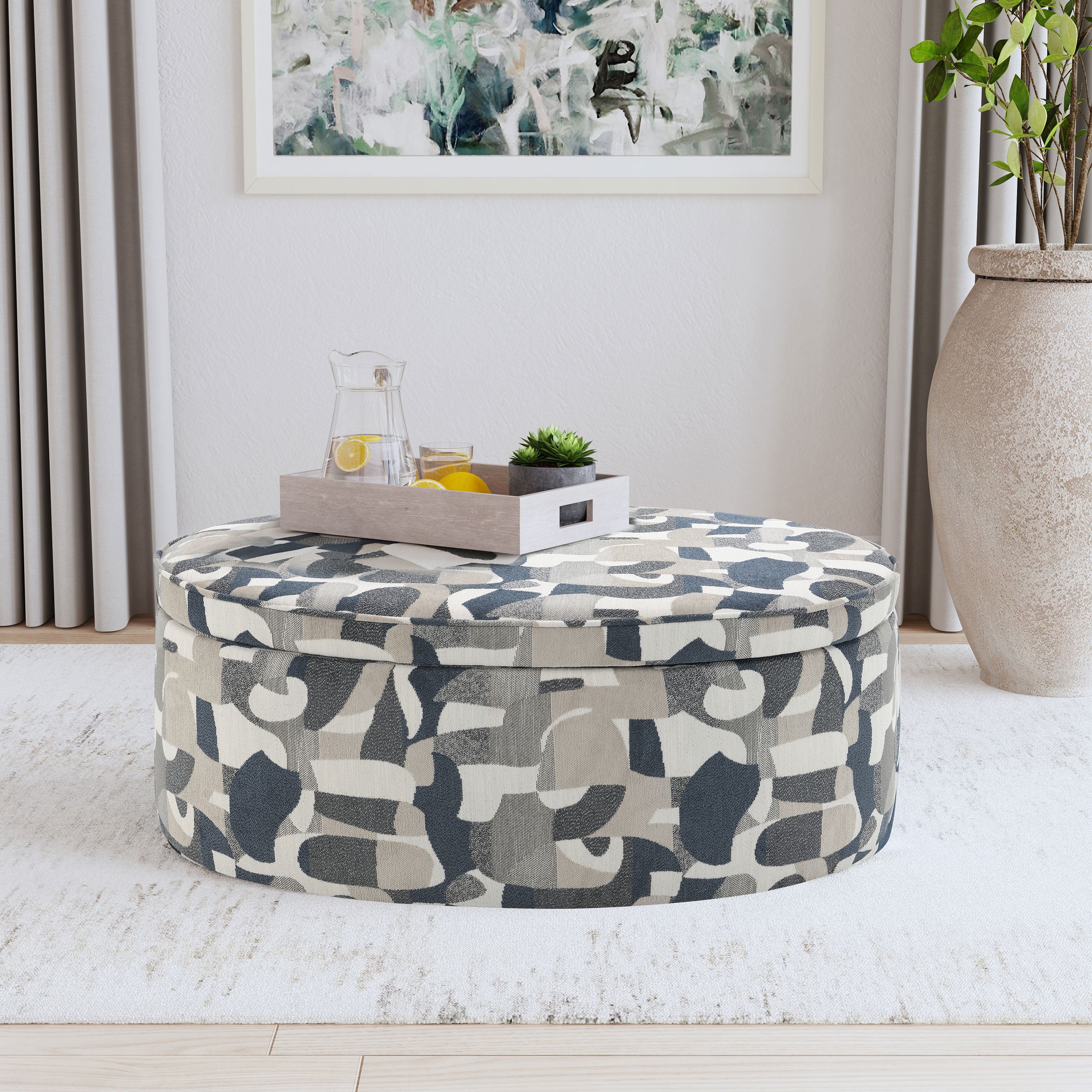 Tomkins Storage Ottoman - Luxury Home Furniture (MI)