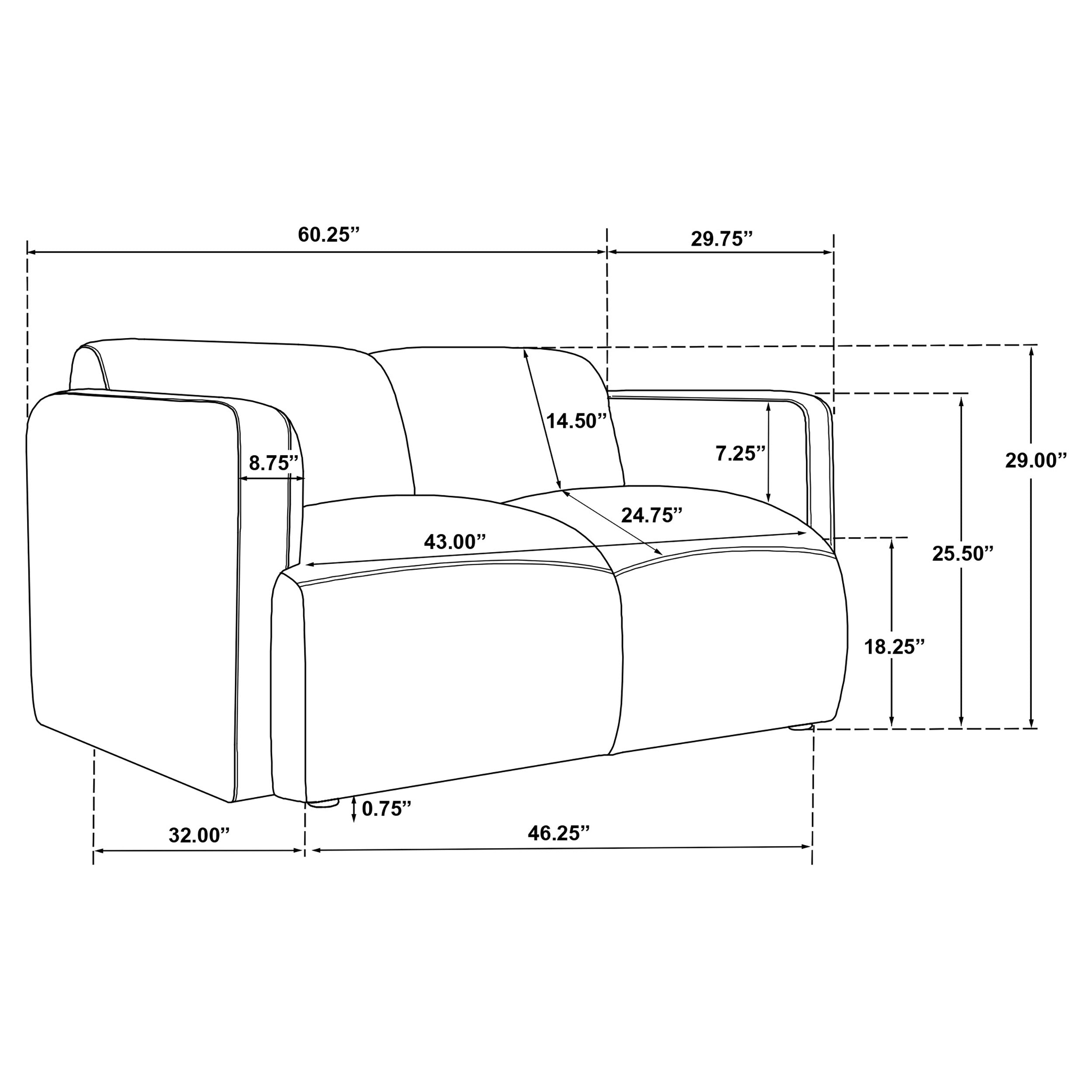 Dorset Loveseat - Luxury Home Furniture (MI)