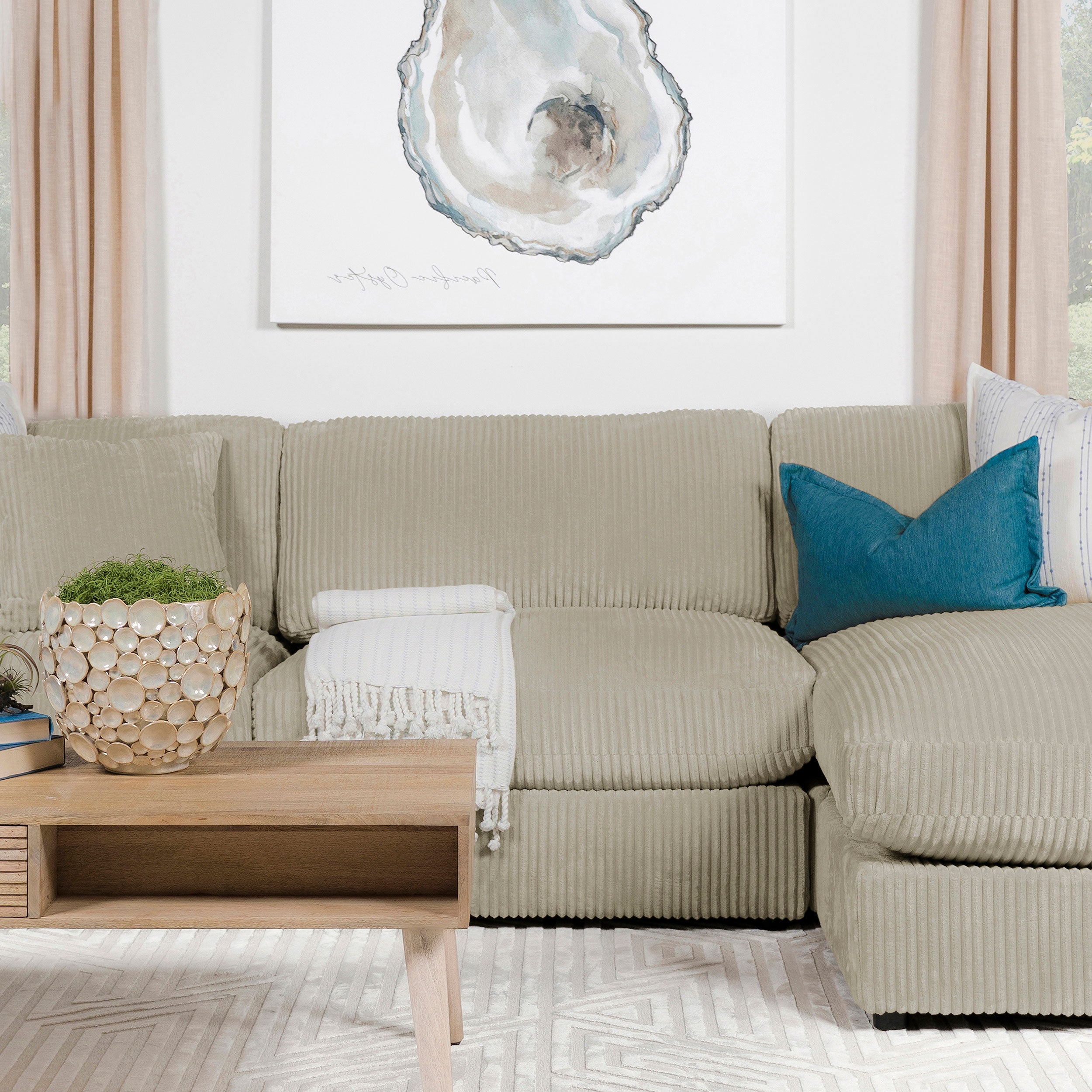 Blaine Armless Chair - Luxury Home Furniture (MI)