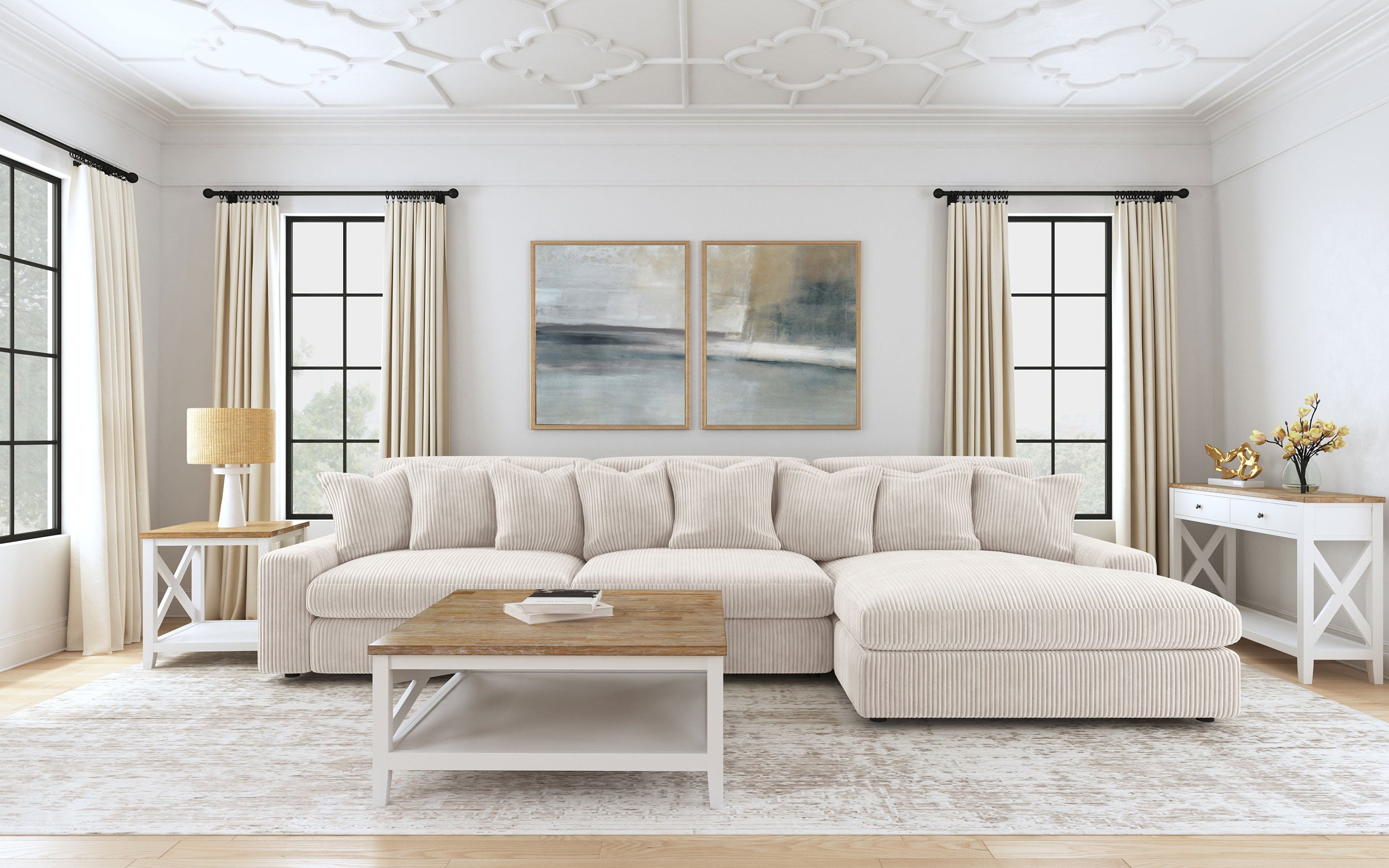 Blaine Stationary Sectionals - Luxury Home Furniture (MI)