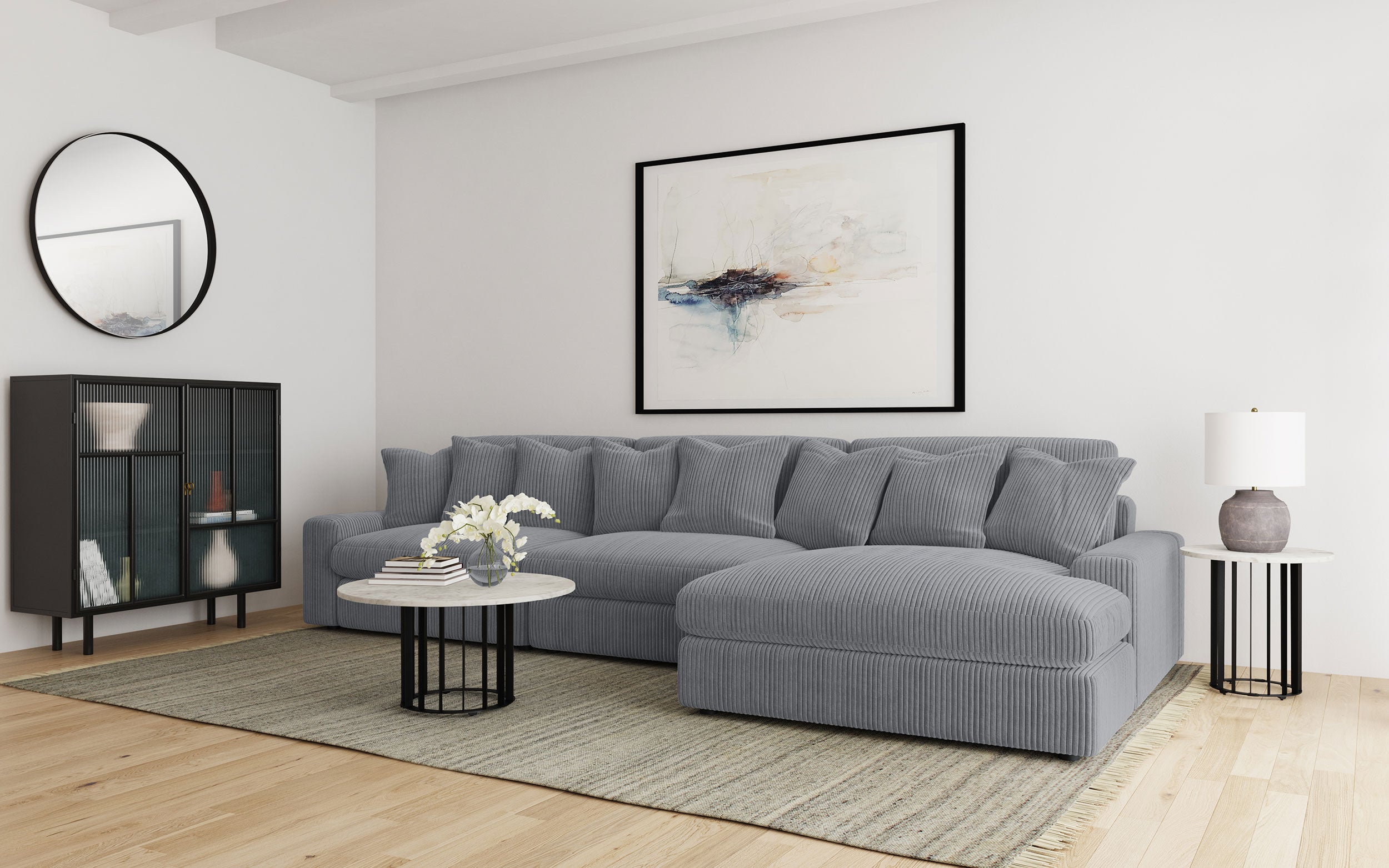 Blaine Stationary Sectionals - Luxury Home Furniture (MI)