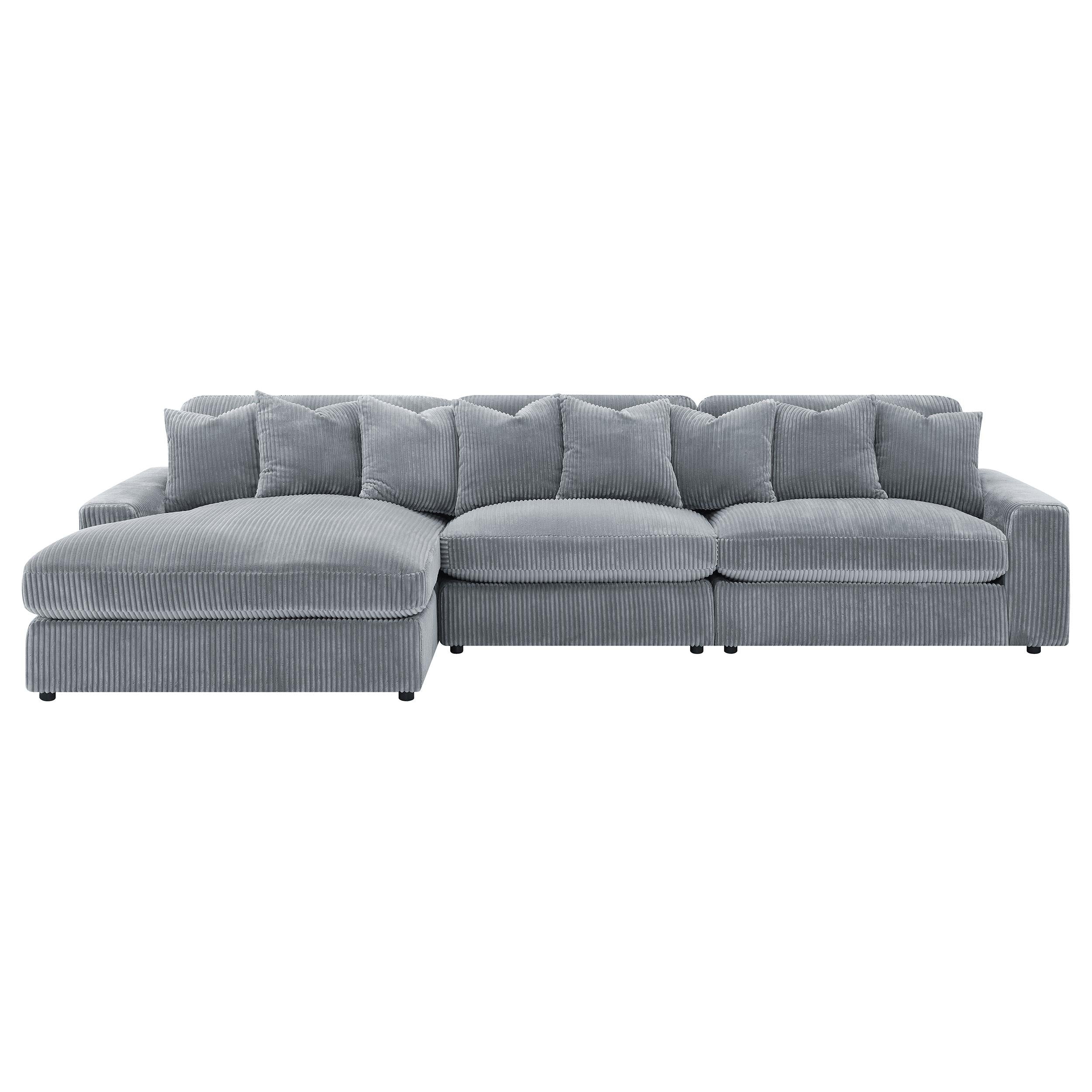 Blaine Upholstered Reversible Chaise Sectional Sofa - Luxury Home Furniture (MI)