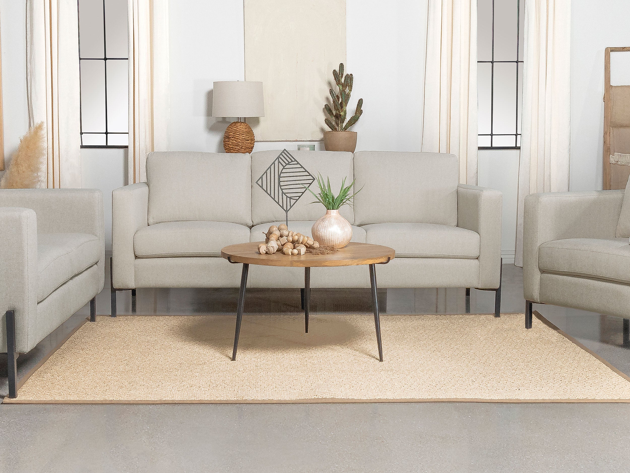 Tilly Upholstered Track Arms Sofa - Luxury Home Furniture (MI)