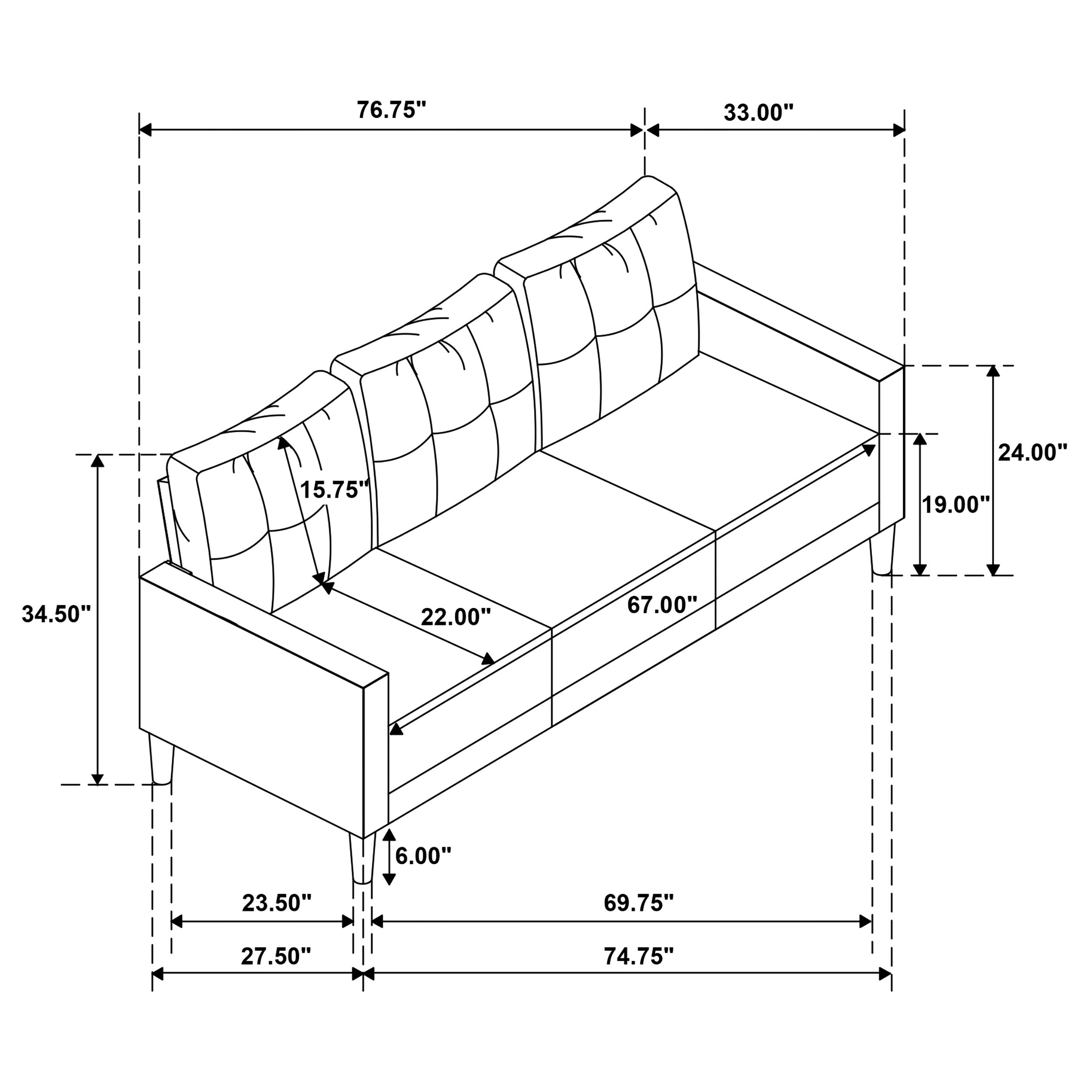 Bowen II Sofa - Luxury Home Furniture (MI)