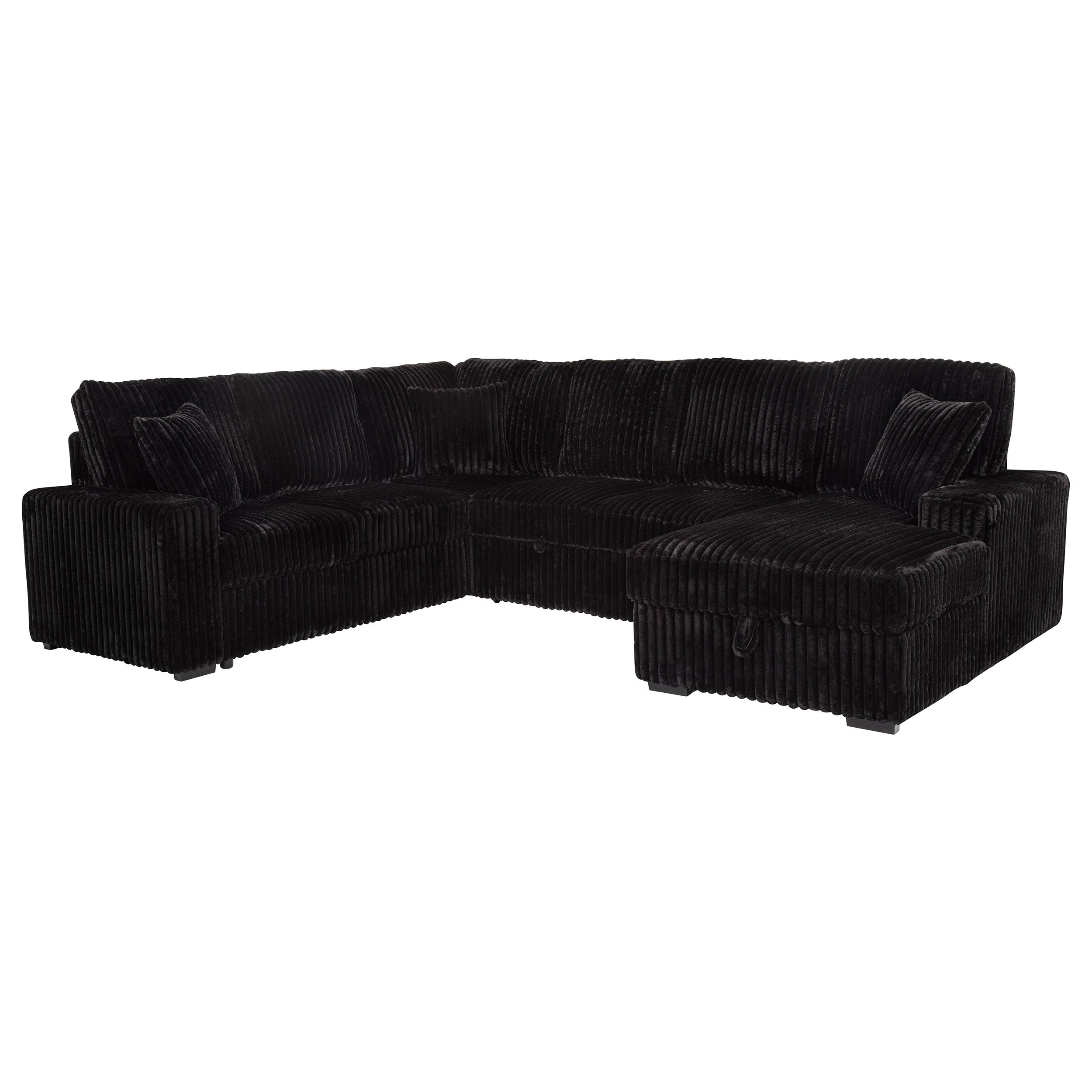 Devonshire Pull-Out Sleeper Sectional Sofa