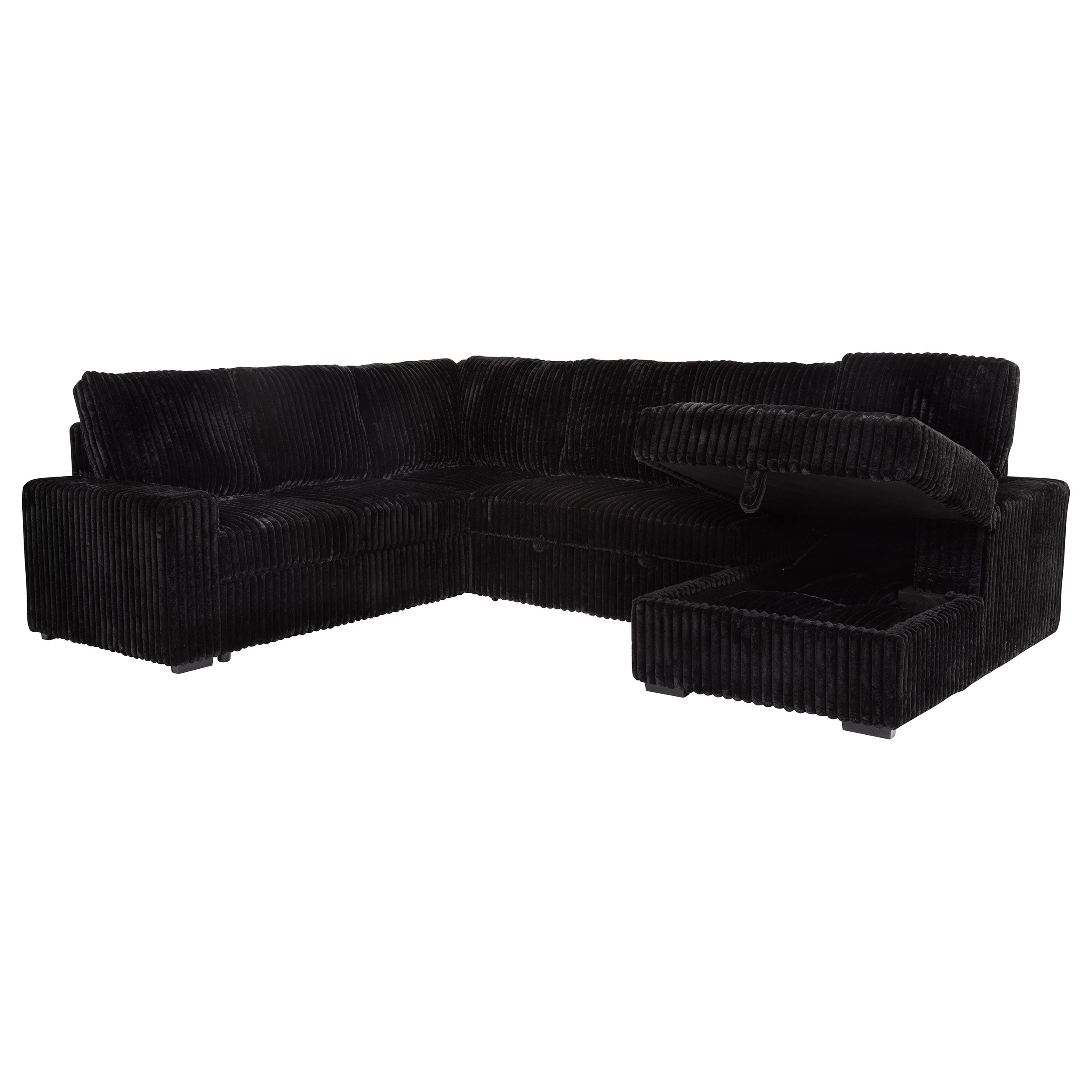 Devonshire Pull-Out Sleeper Sectional Sofa - Luxury Home Furniture (MI)