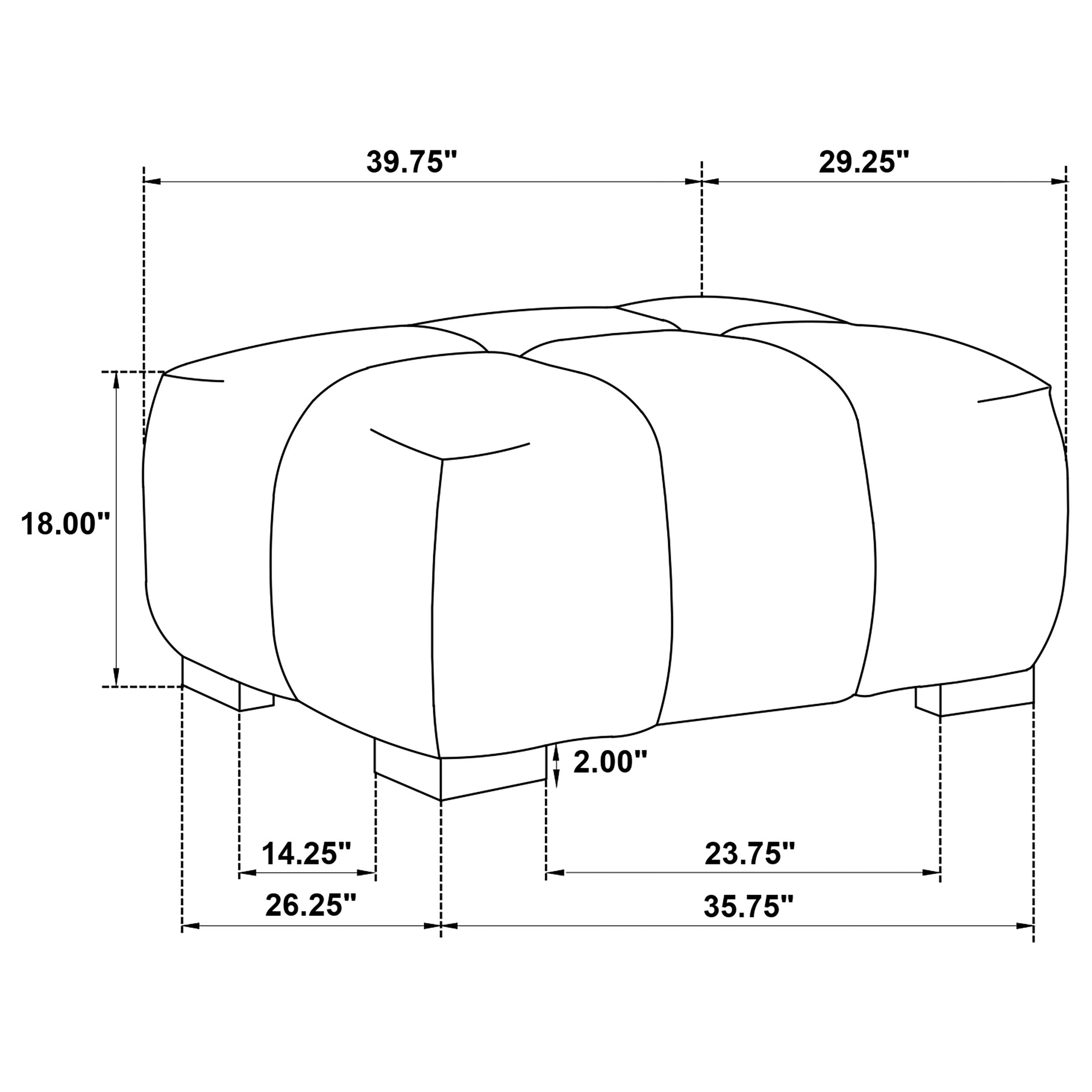 Octavia Ottoman - Luxury Home Furniture (MI)