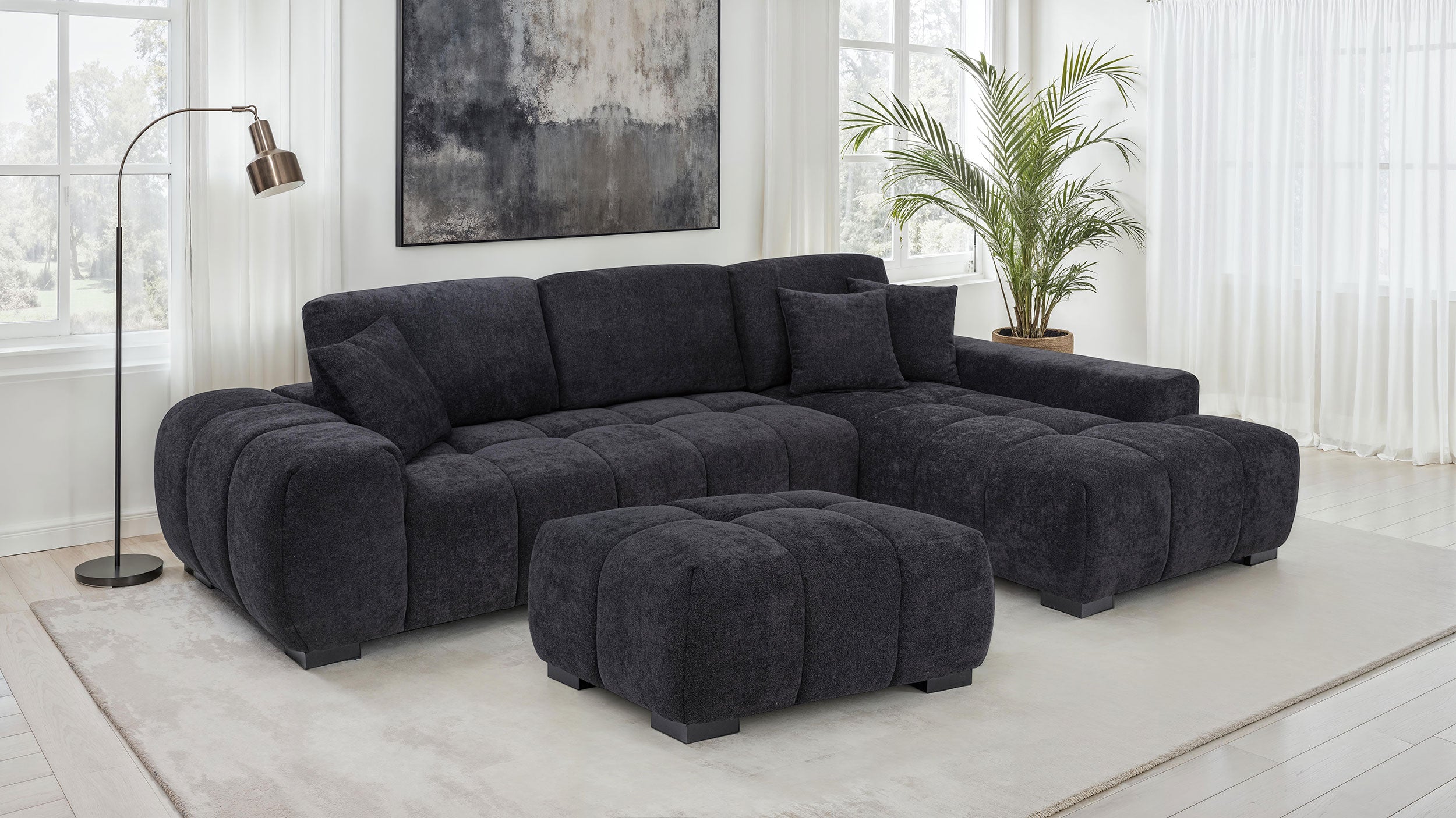 Octavia Ottoman - Luxury Home Furniture (MI)