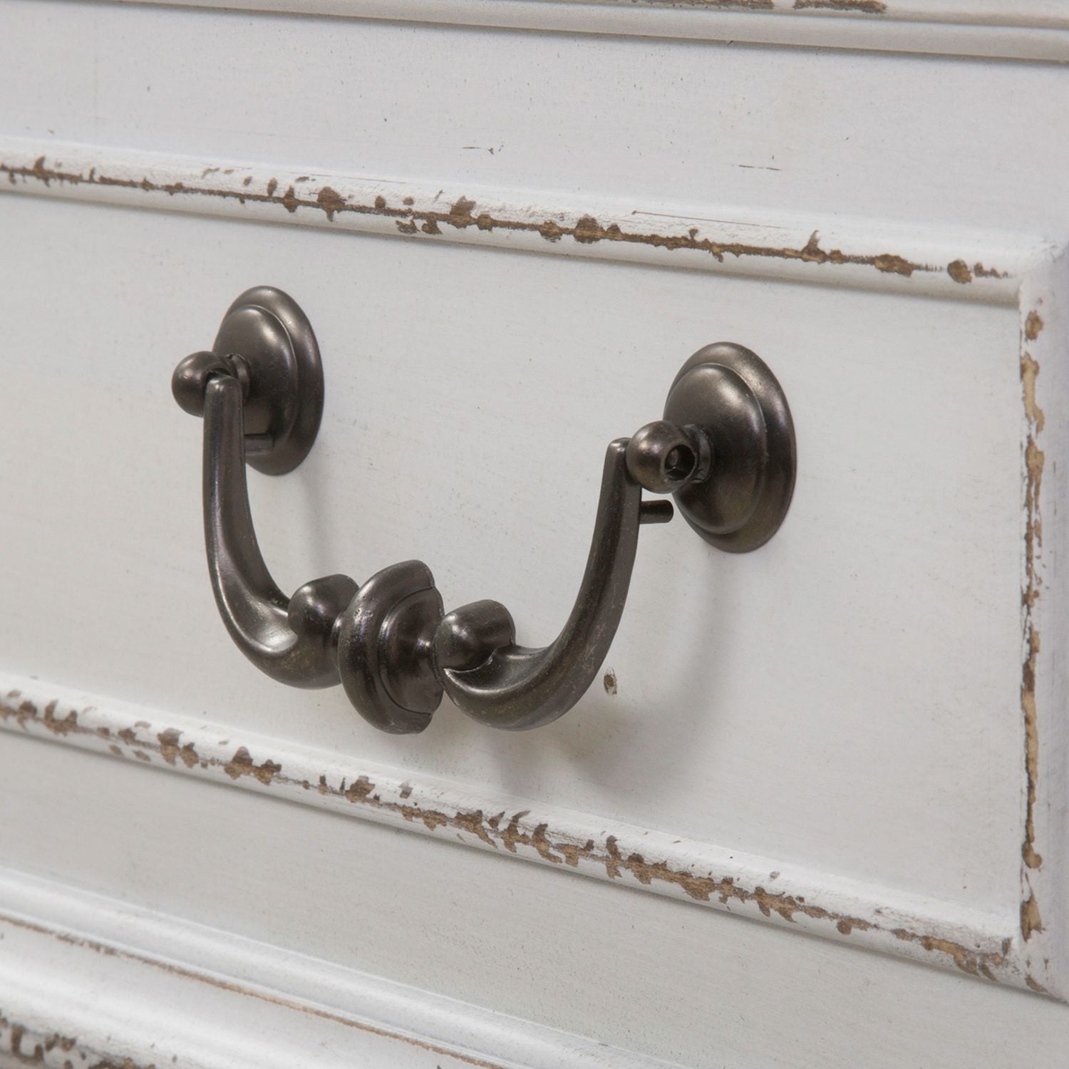 Abbey Park King California Panel Bed, Dresser & Mirror - Luxury Home Furniture (MI)