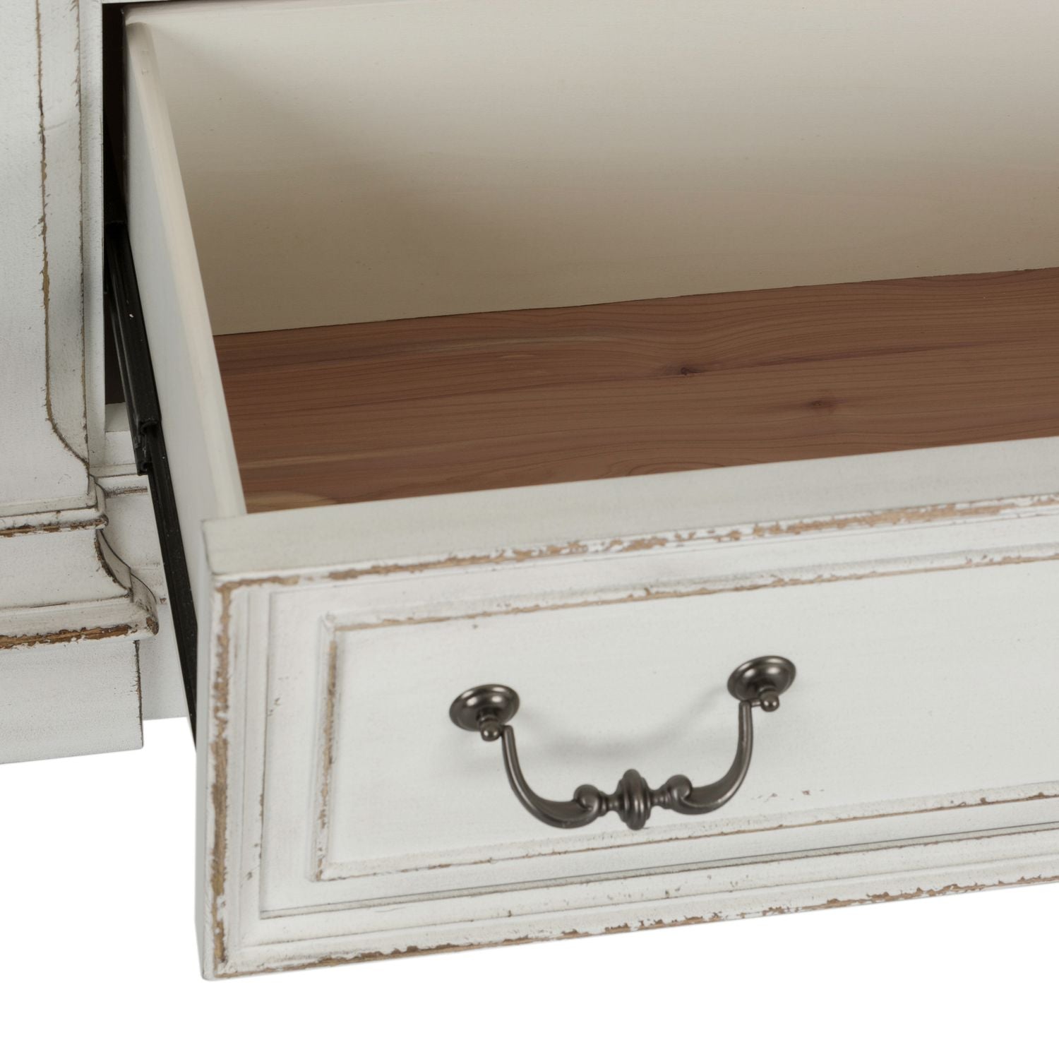 Abbey Park King California Sleigh Bed, Dresser & Mirror - Luxury Home Furniture (MI)
