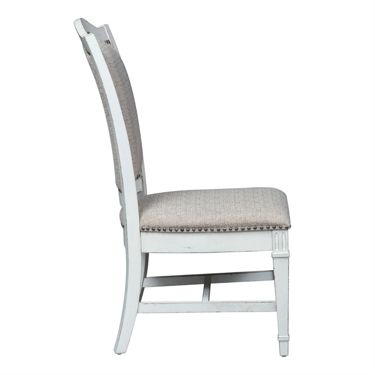 Liberty Furniture Abbey Park Upholstered Side Chair (set of 2) in Antique White - Luxury Home Furniture (MI)