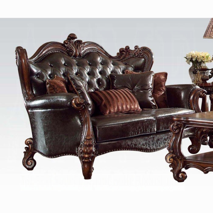Versailles Loveseat With Pillows - Luxury Home Furniture (MI)