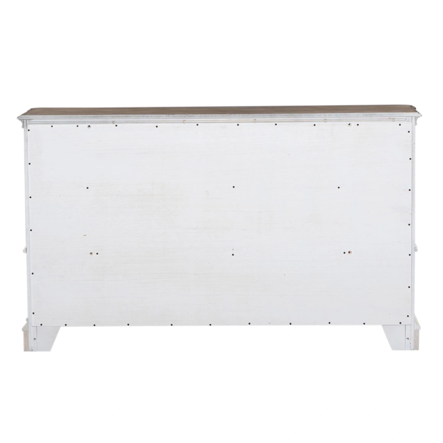 Magnolia Manor Leg 9 Drawer Dresser in Antique White image