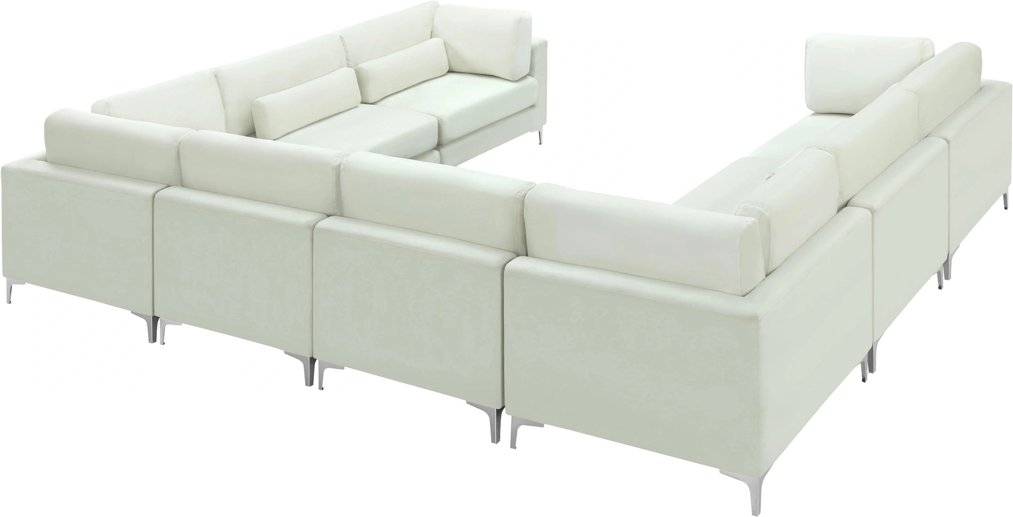 Julia Cream Velvet Modular Sectional (8 Boxes)