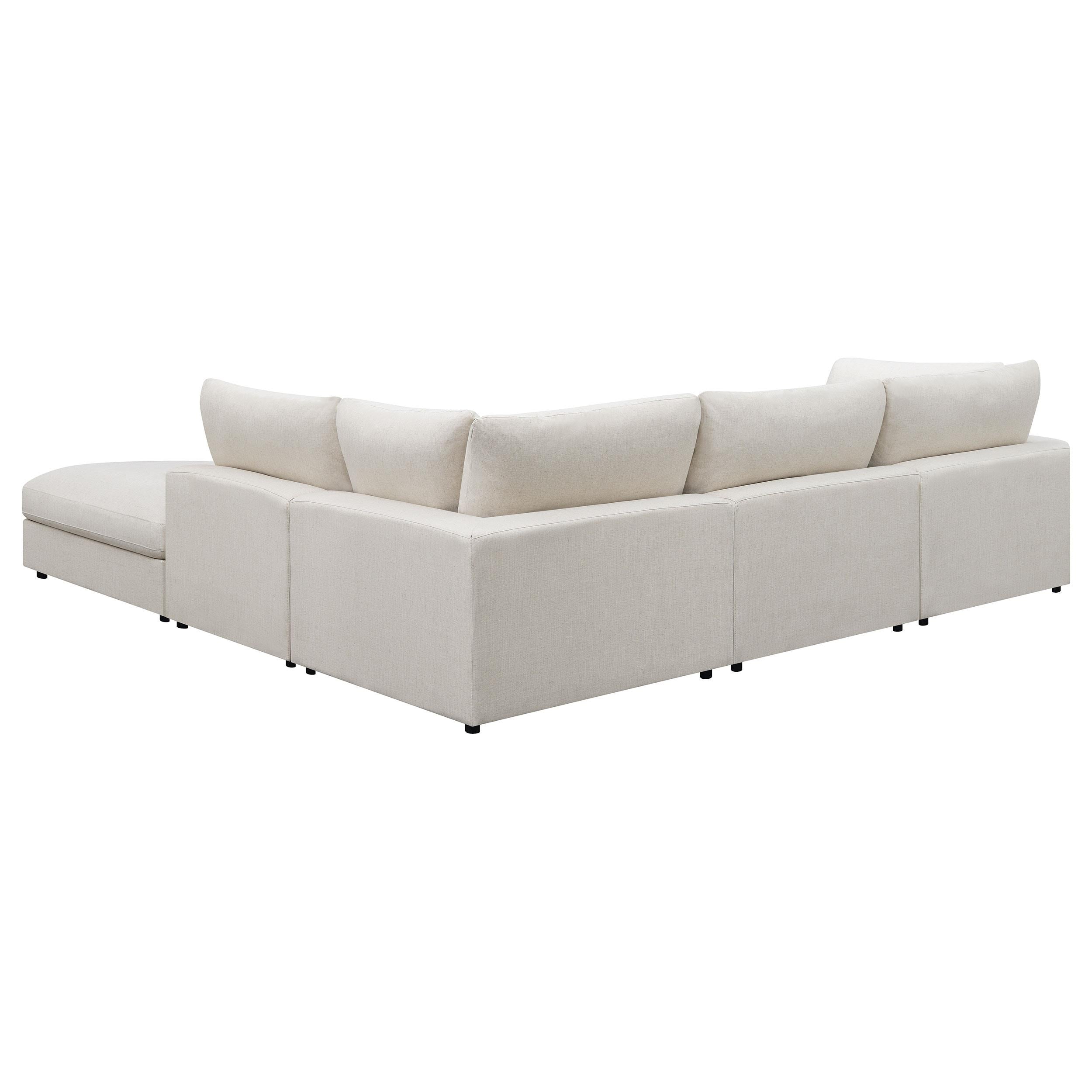 Serene 5-piece Upholstered Modular Sectional Sofa Beige - Luxury Home Furniture (MI)