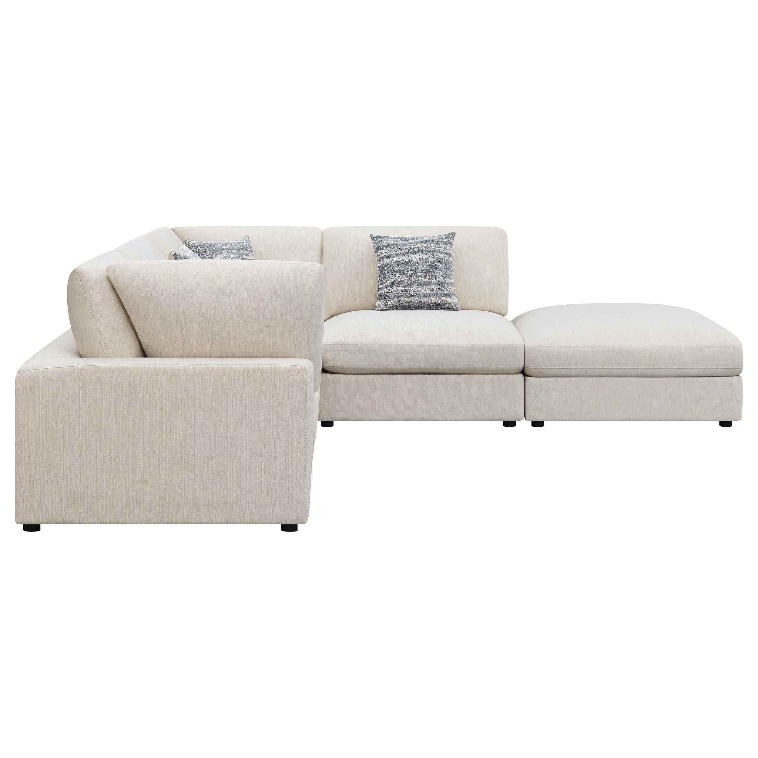 Serene 5-piece Upholstered Modular Sectional Sofa Beige - Luxury Home Furniture (MI)