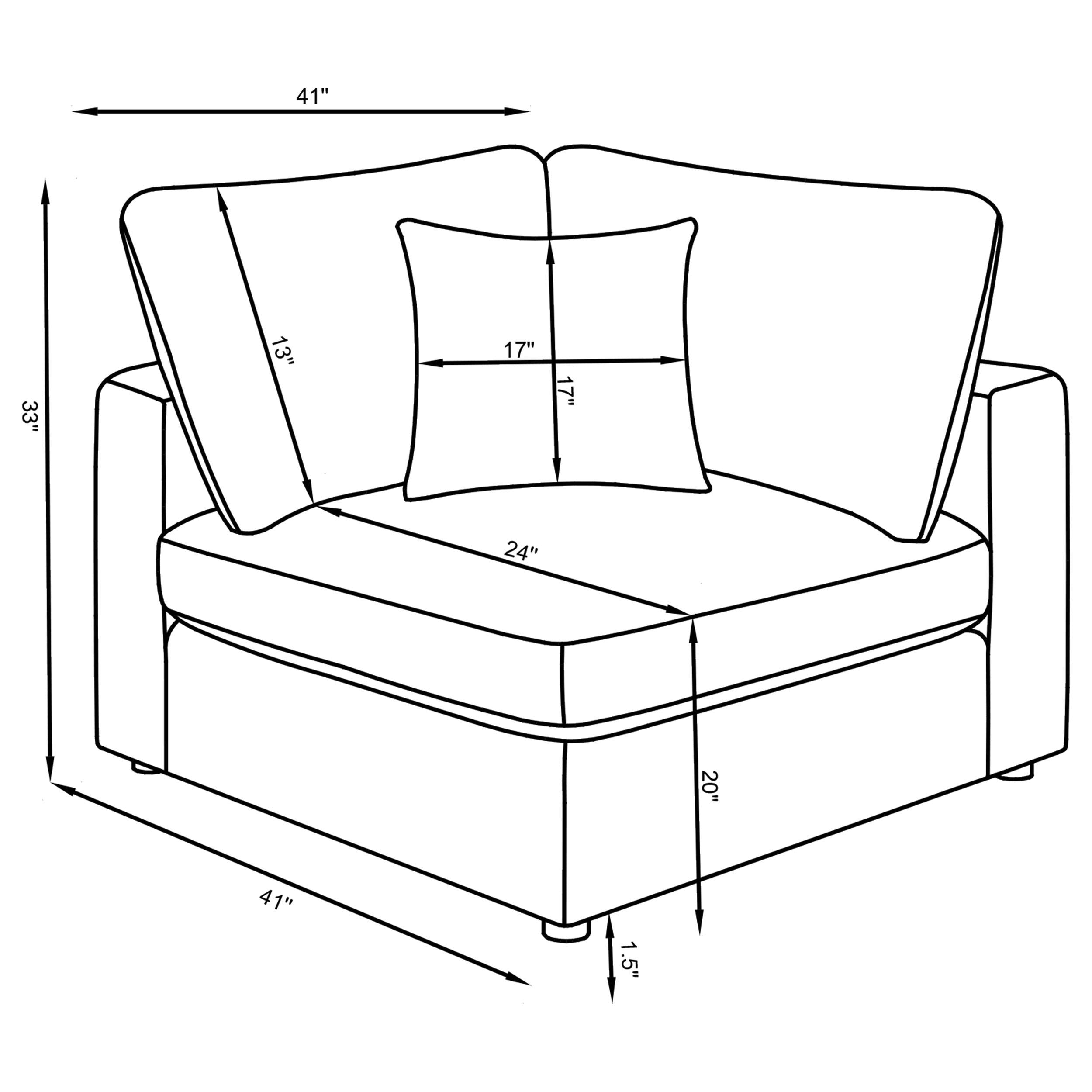 Serene 5-piece Upholstered Modular Sectional Sofa Beige - Luxury Home Furniture (MI)