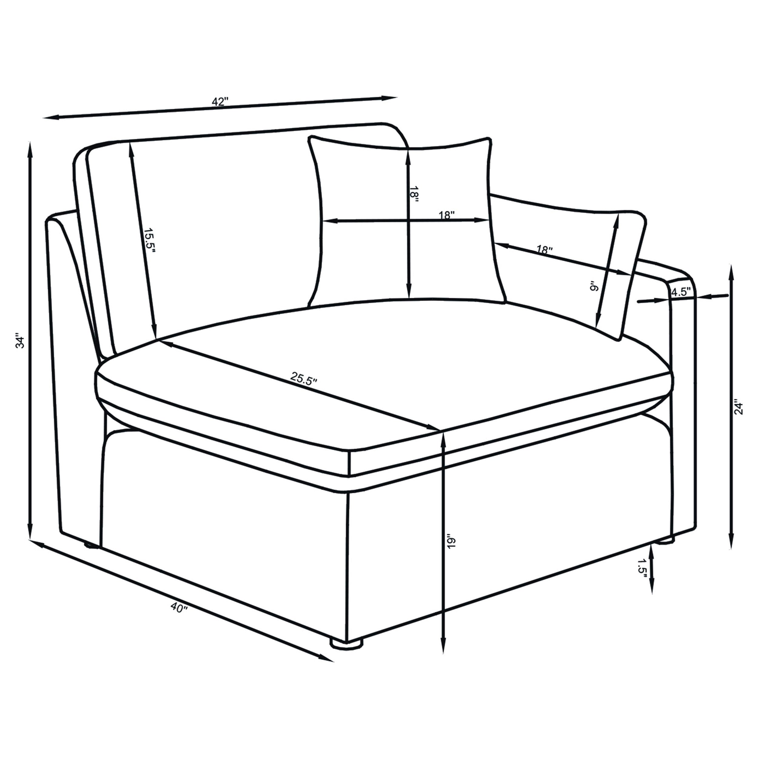 Hobson Modular Sectional Sofa - Luxury Home Furniture (MI)