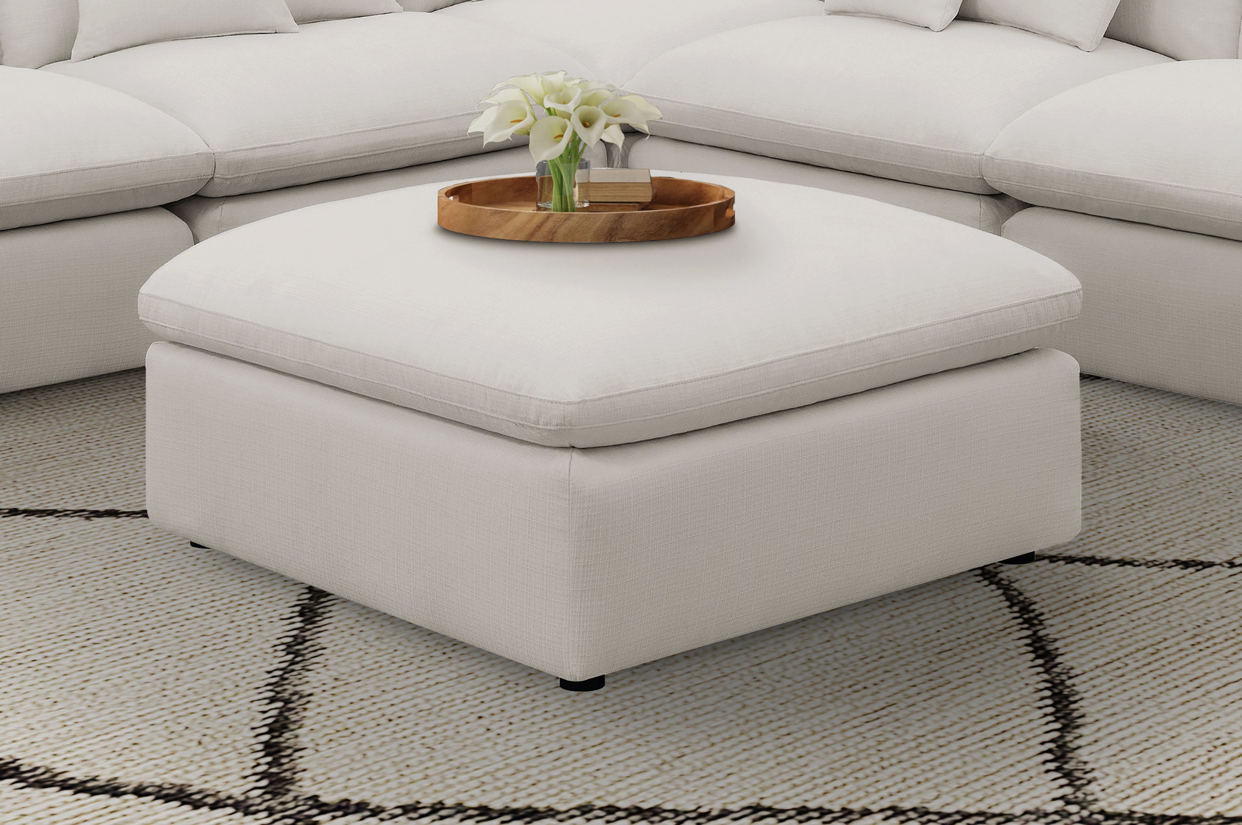 Hobson Ottoman - Luxury Home Furniture (MI)