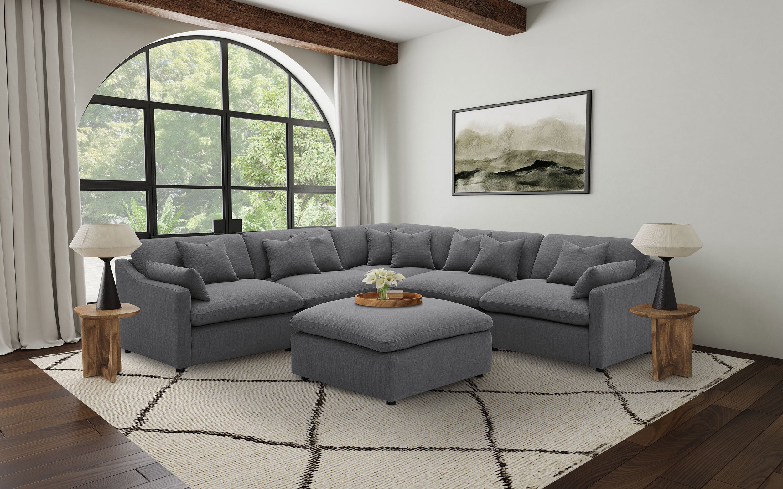 Hobson Sectionals - Luxury Home Furniture (MI)