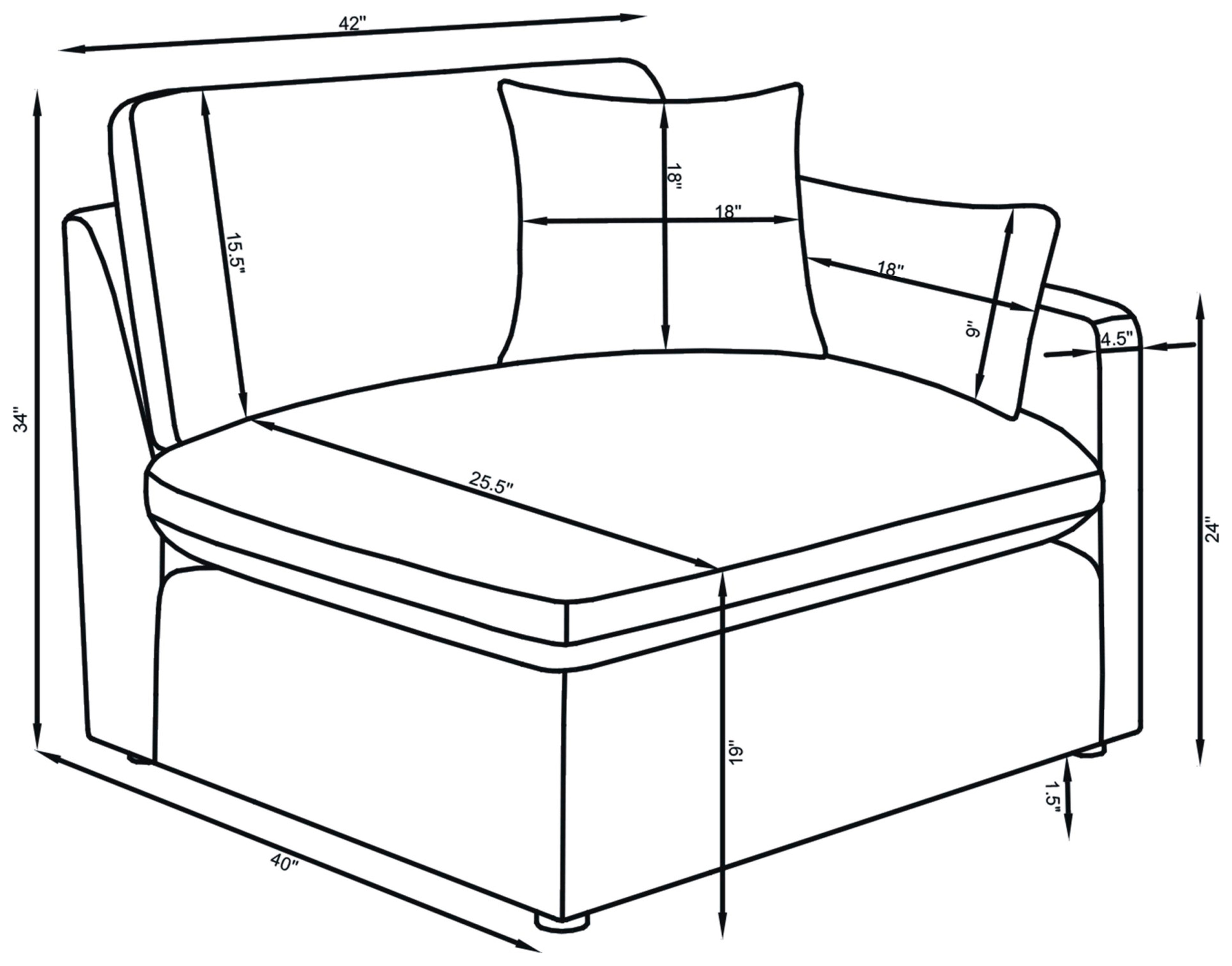 Hobson Modular Sectionals 8 - Luxury Home Furniture (MI)