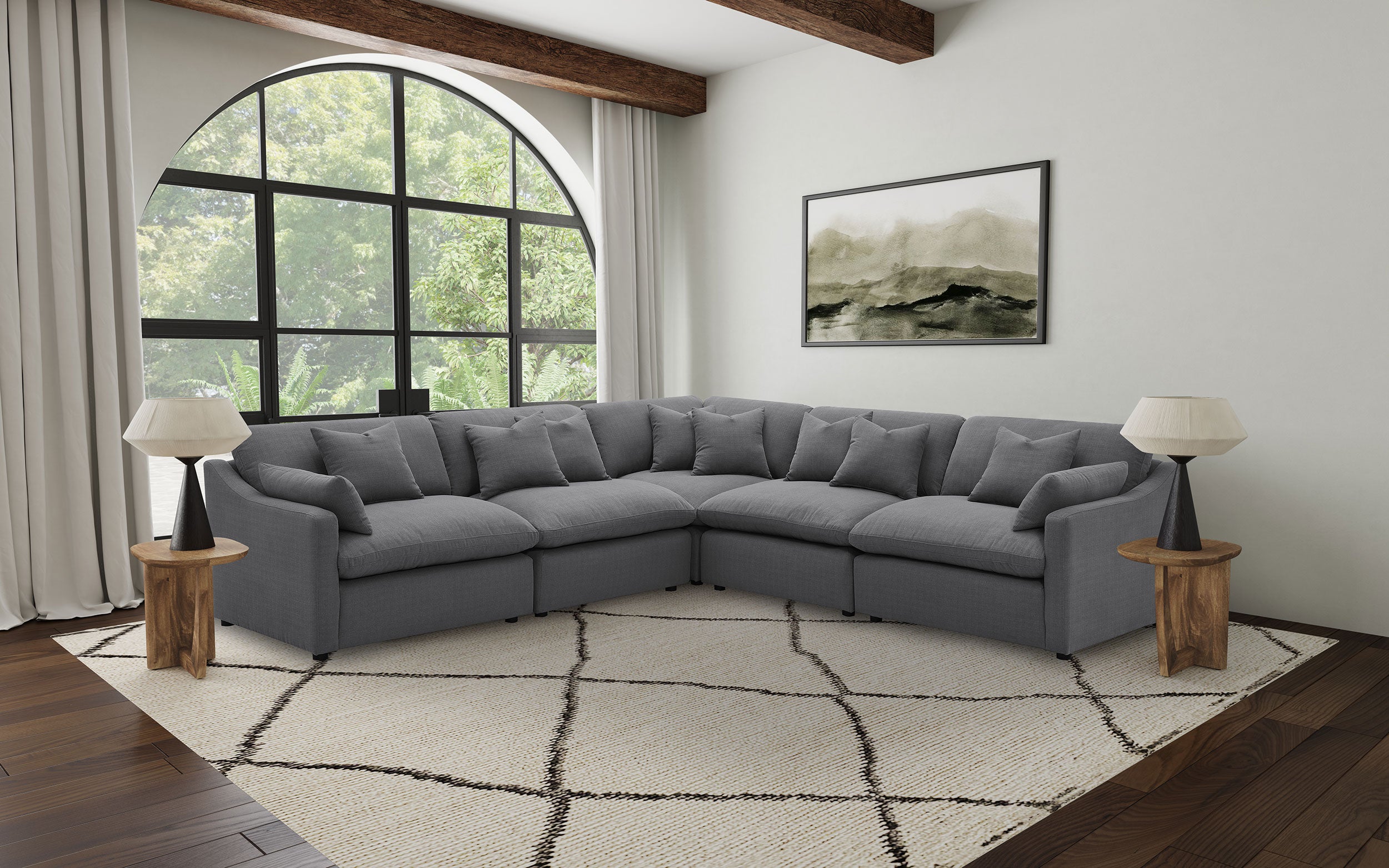 Hobson Modular Sectionals 8 - Luxury Home Furniture (MI)