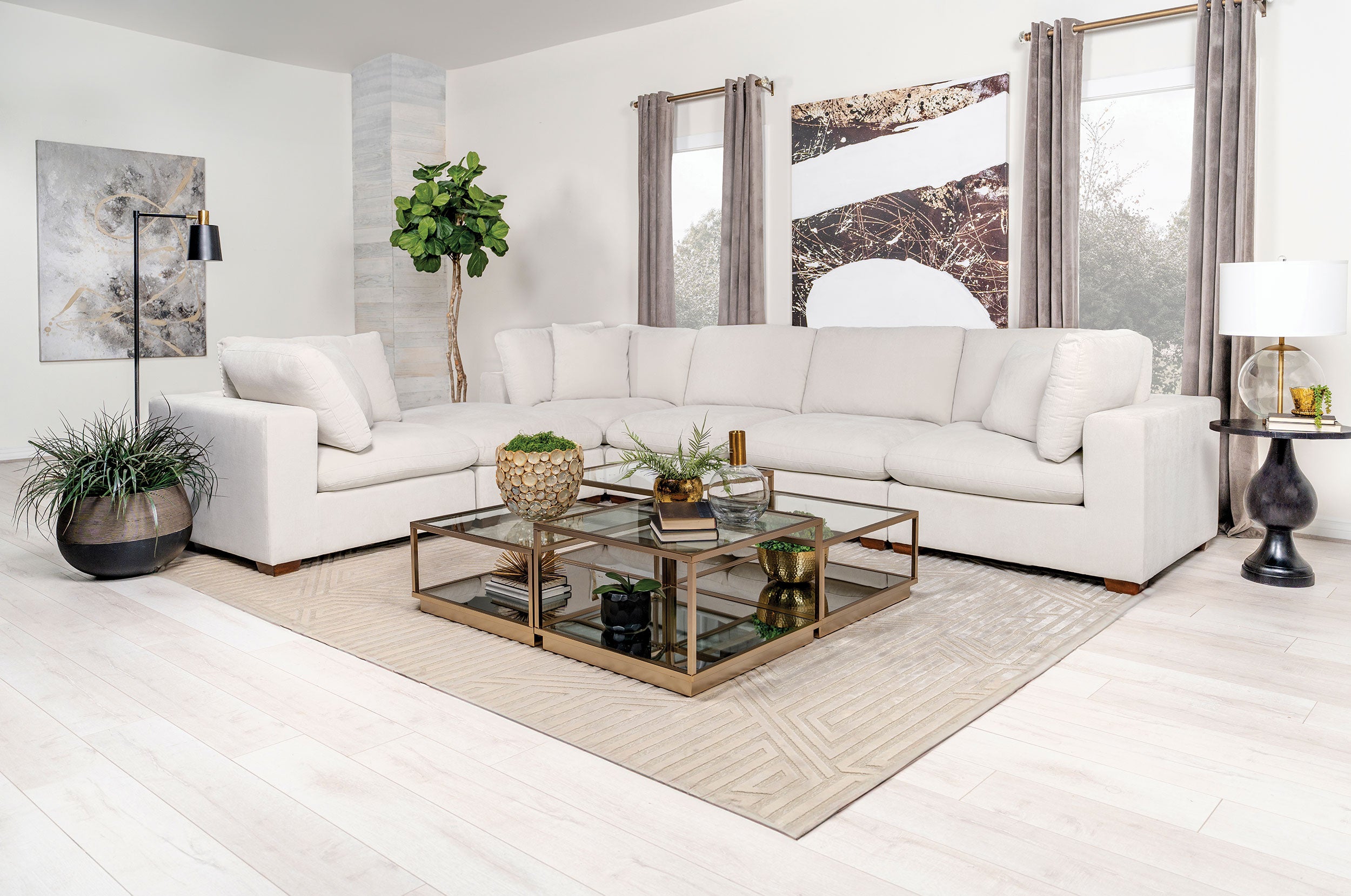 Lakeview Ottoman - Luxury Home Furniture (MI)