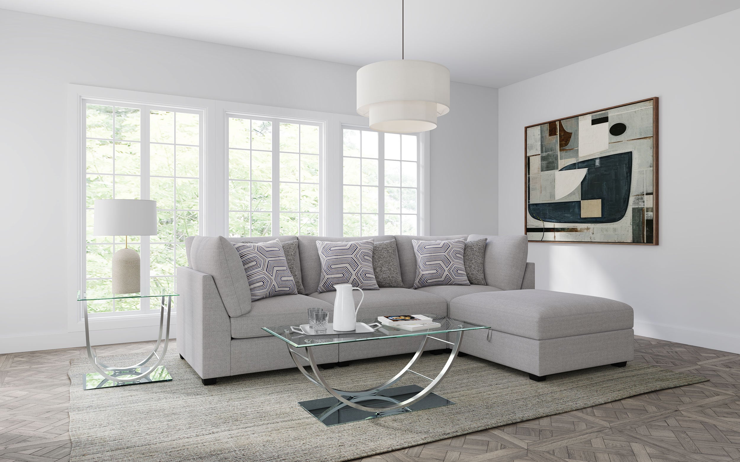 Cambria Modular Sectional Sofa - Luxury Home Furniture (MI)