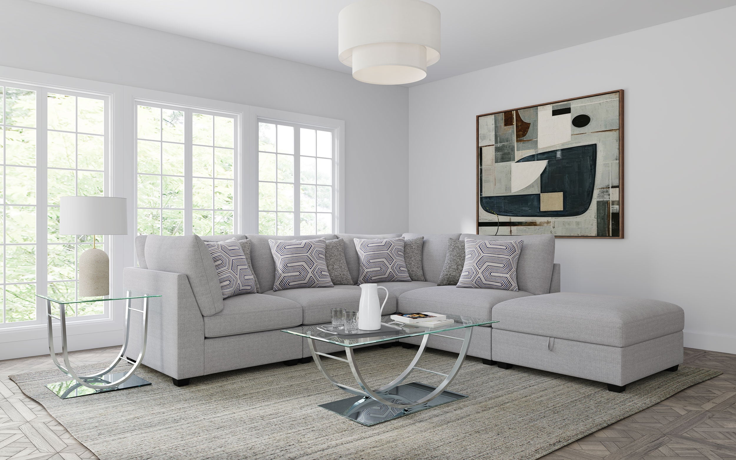 Cambria Modular Sectional Sofa - Luxury Home Furniture (MI)