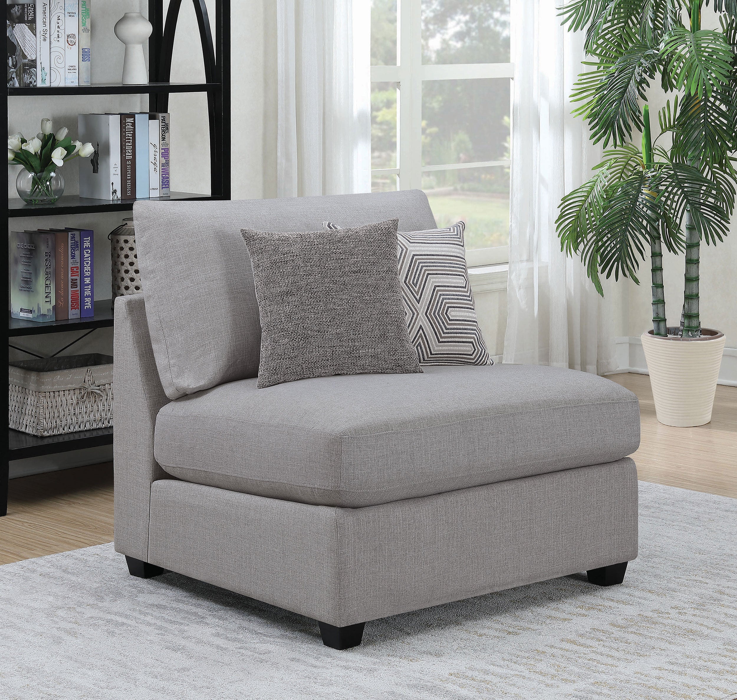 Cambria Armless Chair - Luxury Home Furniture (MI)