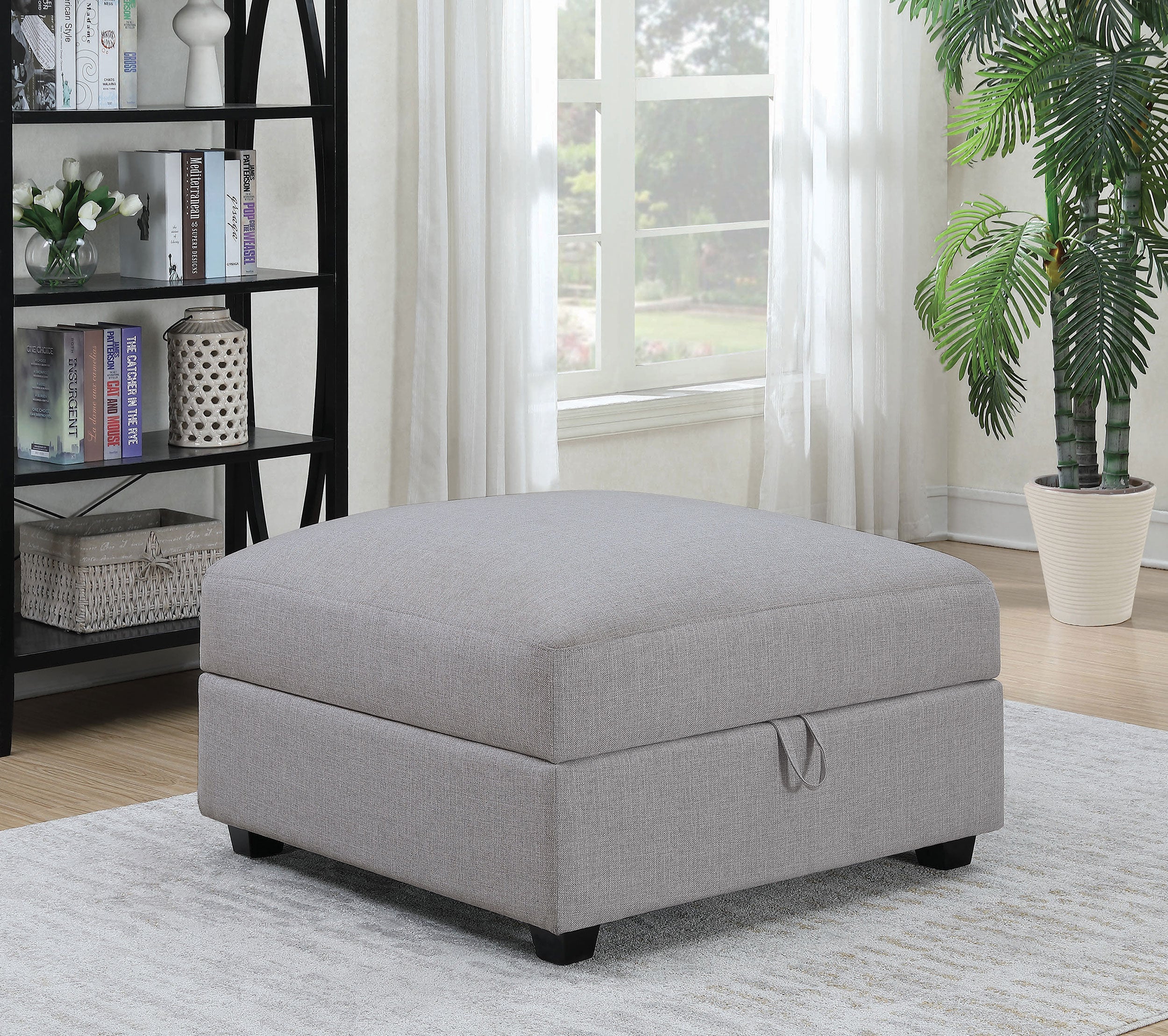 Cambria Storage Ottoman - Luxury Home Furniture (MI)