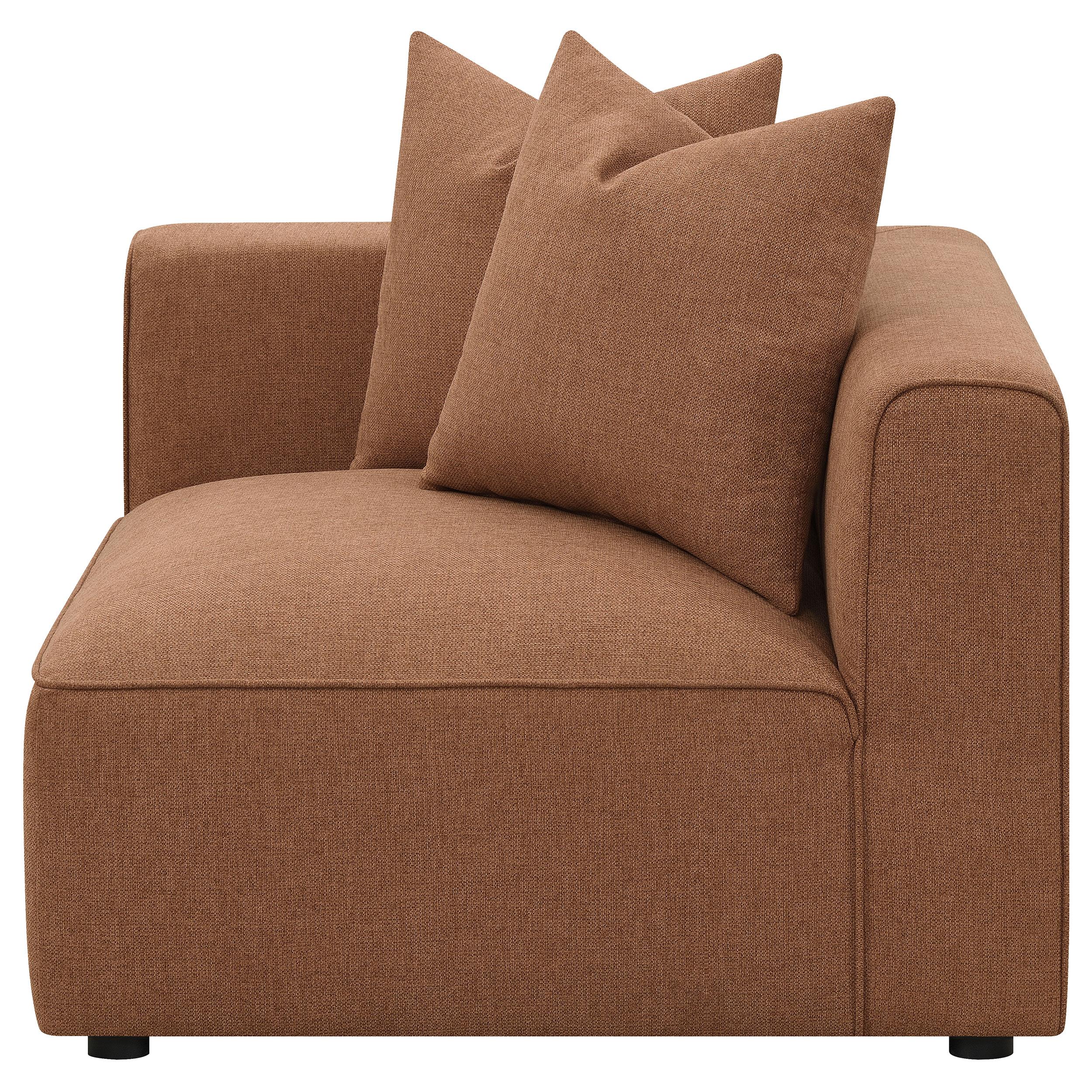 Jennifer Upholstered Corner Chair - Luxury Home Furniture (MI)