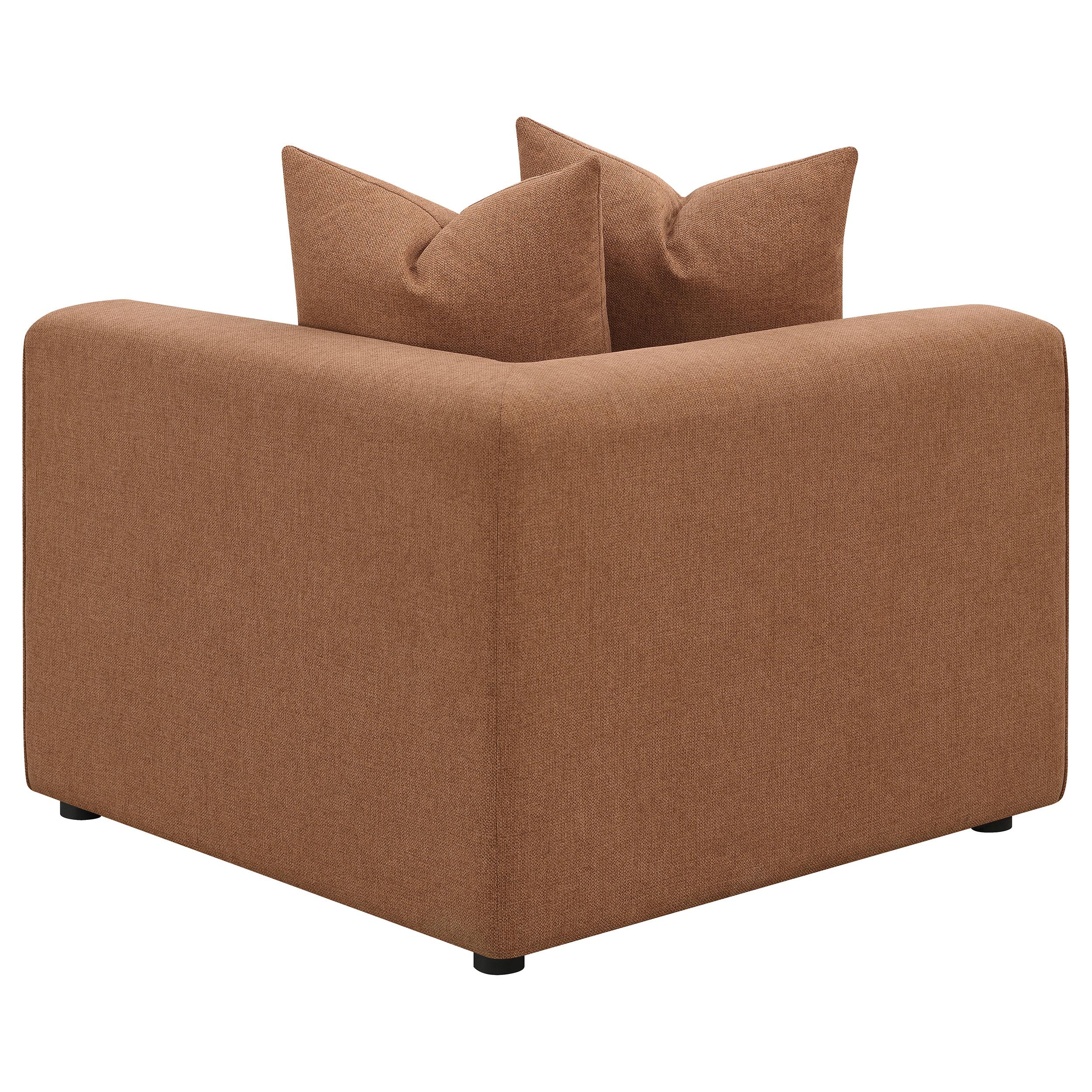 Jennifer Upholstered Corner Chair - Luxury Home Furniture (MI)