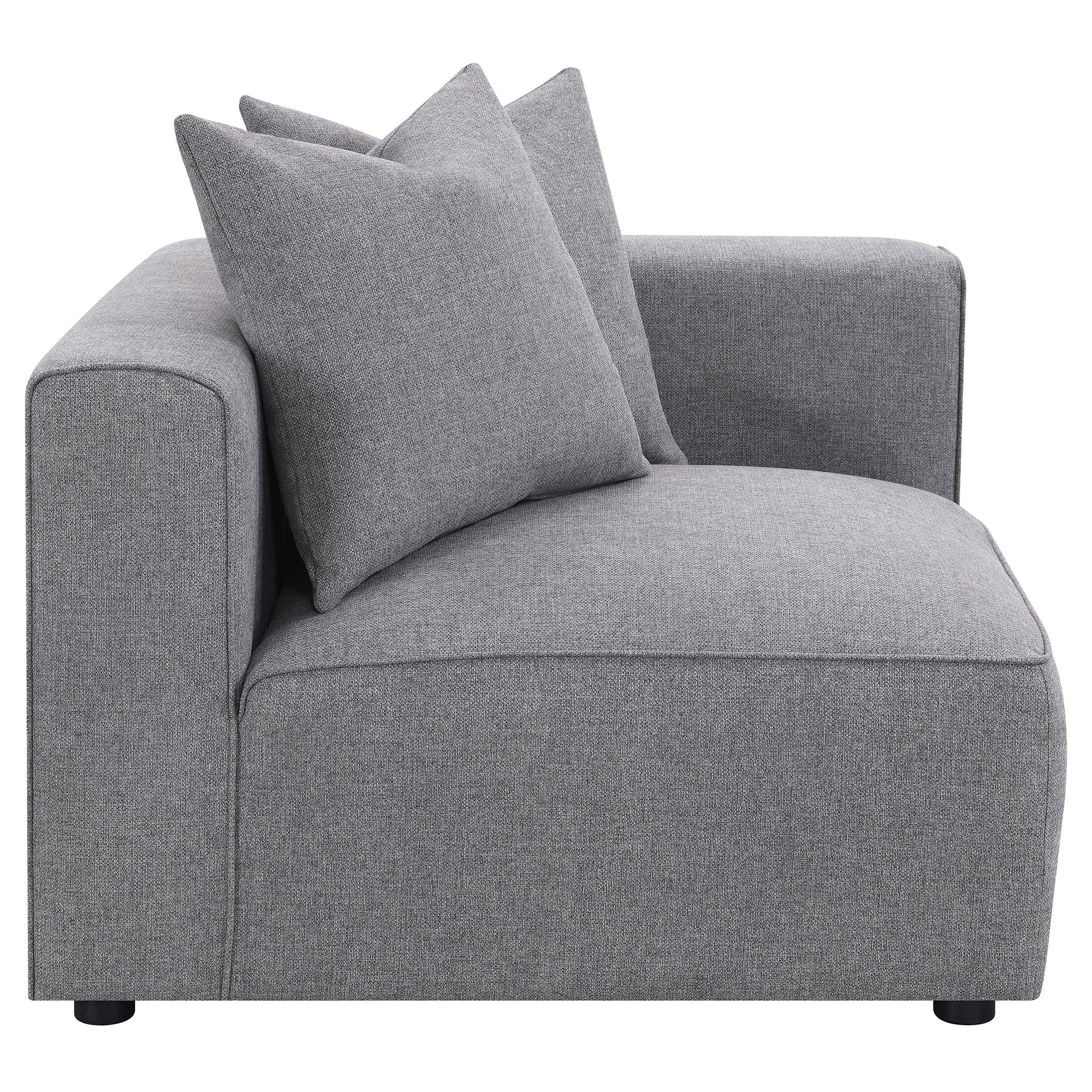 Jennifer Upholstered Corner Chair - Luxury Home Furniture (MI)