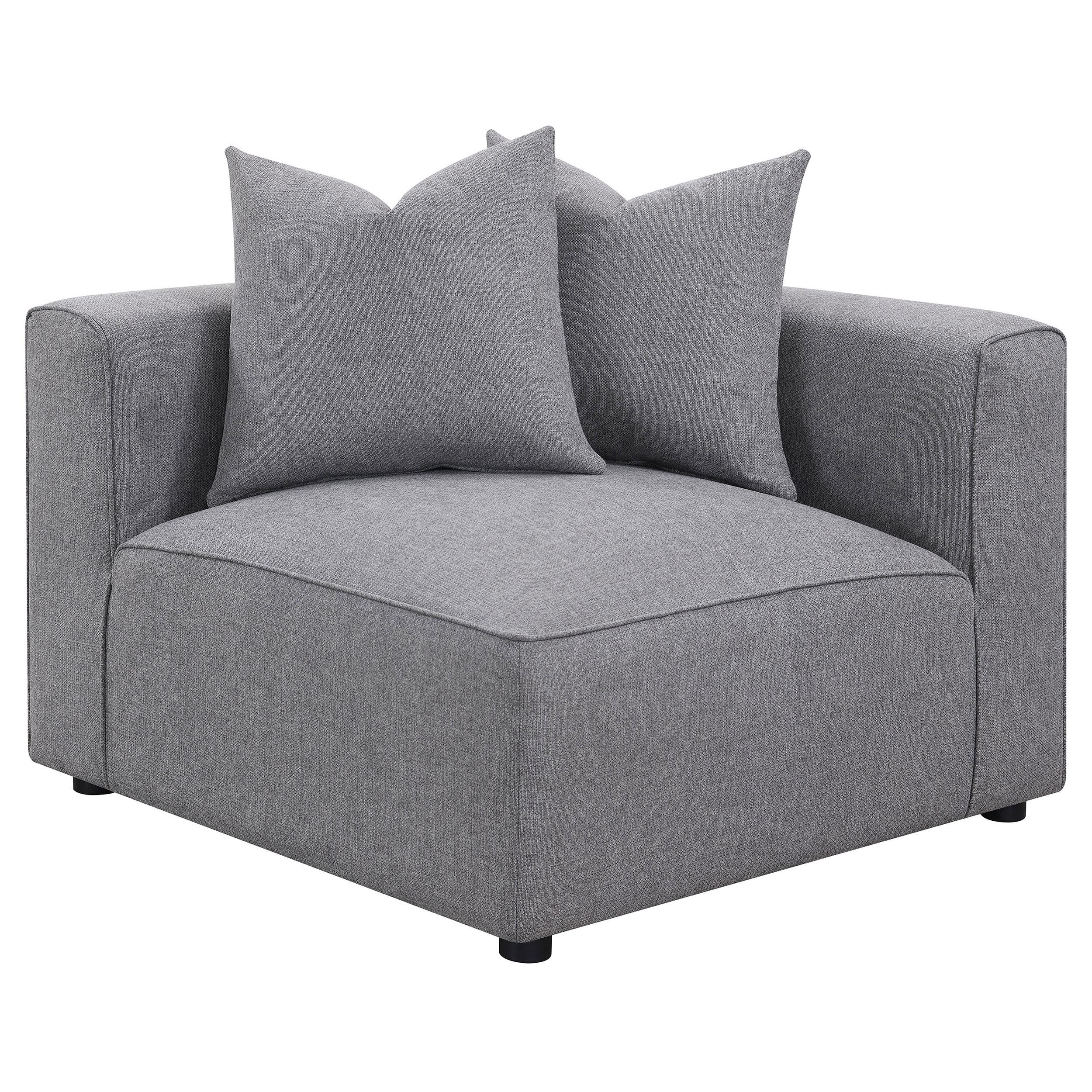 Jennifer Upholstered Corner Chair - Luxury Home Furniture (MI)