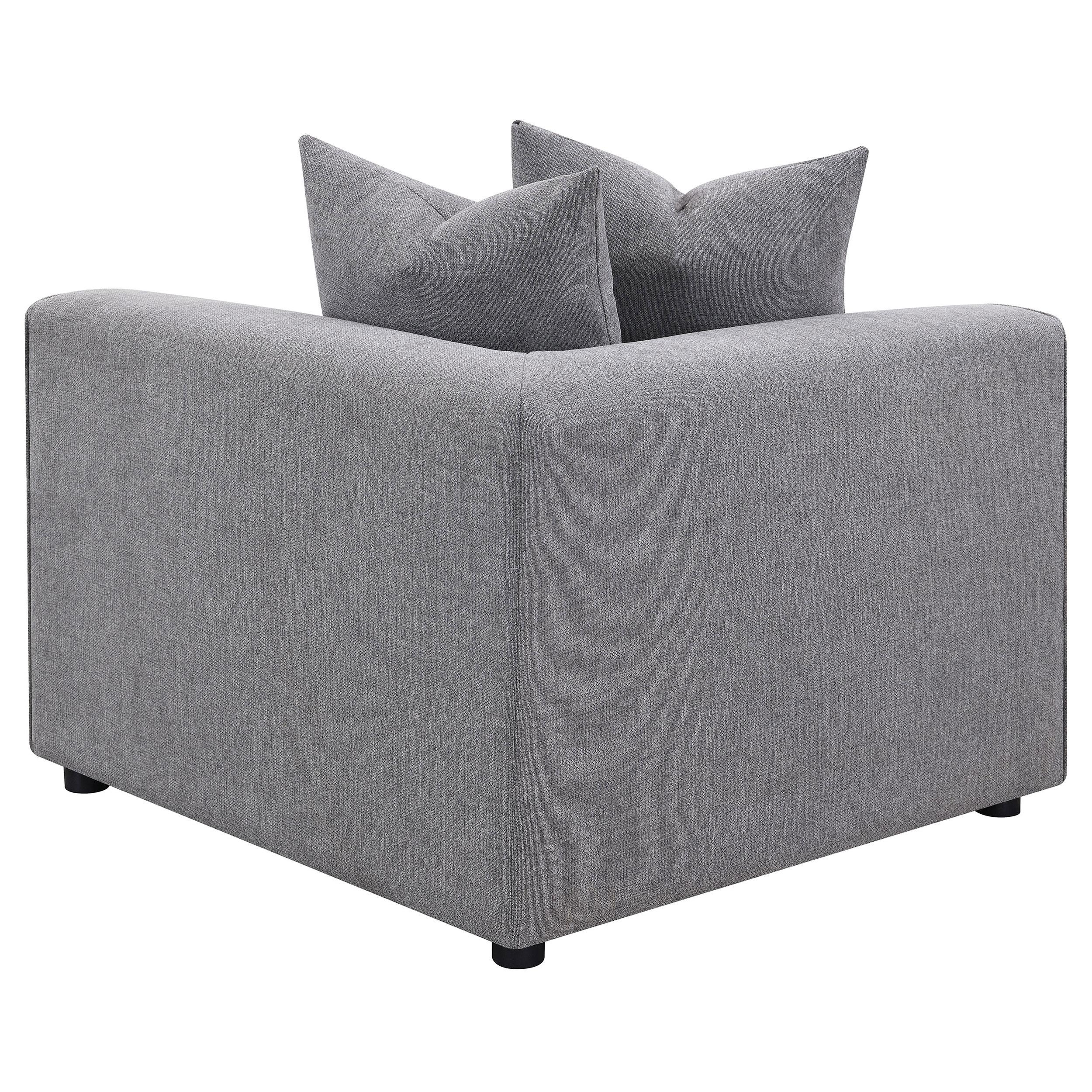 Jennifer Upholstered Corner Chair - Luxury Home Furniture (MI)
