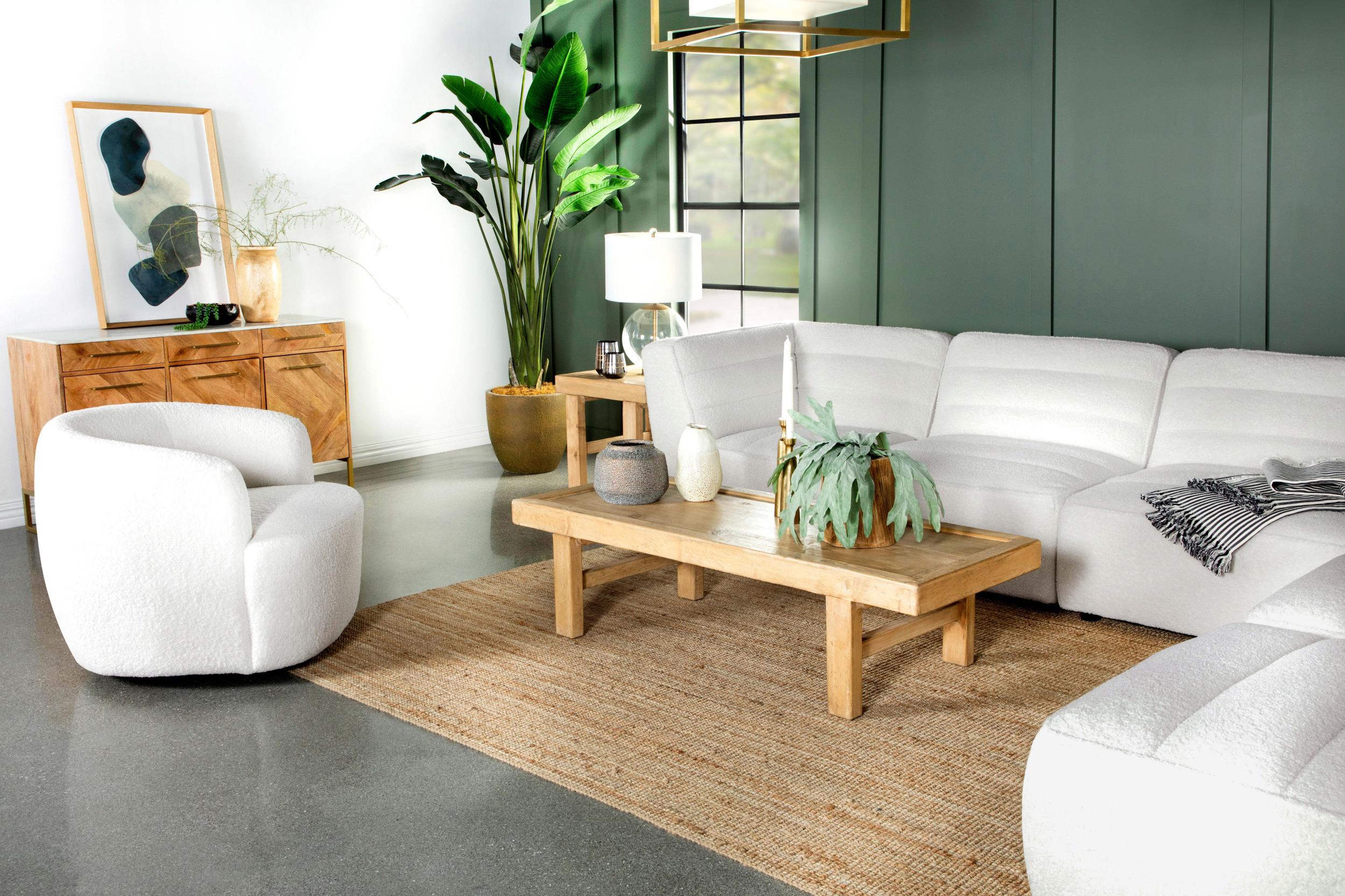 Sunny Upholstered Corner Chair - Luxury Home Furniture (MI)