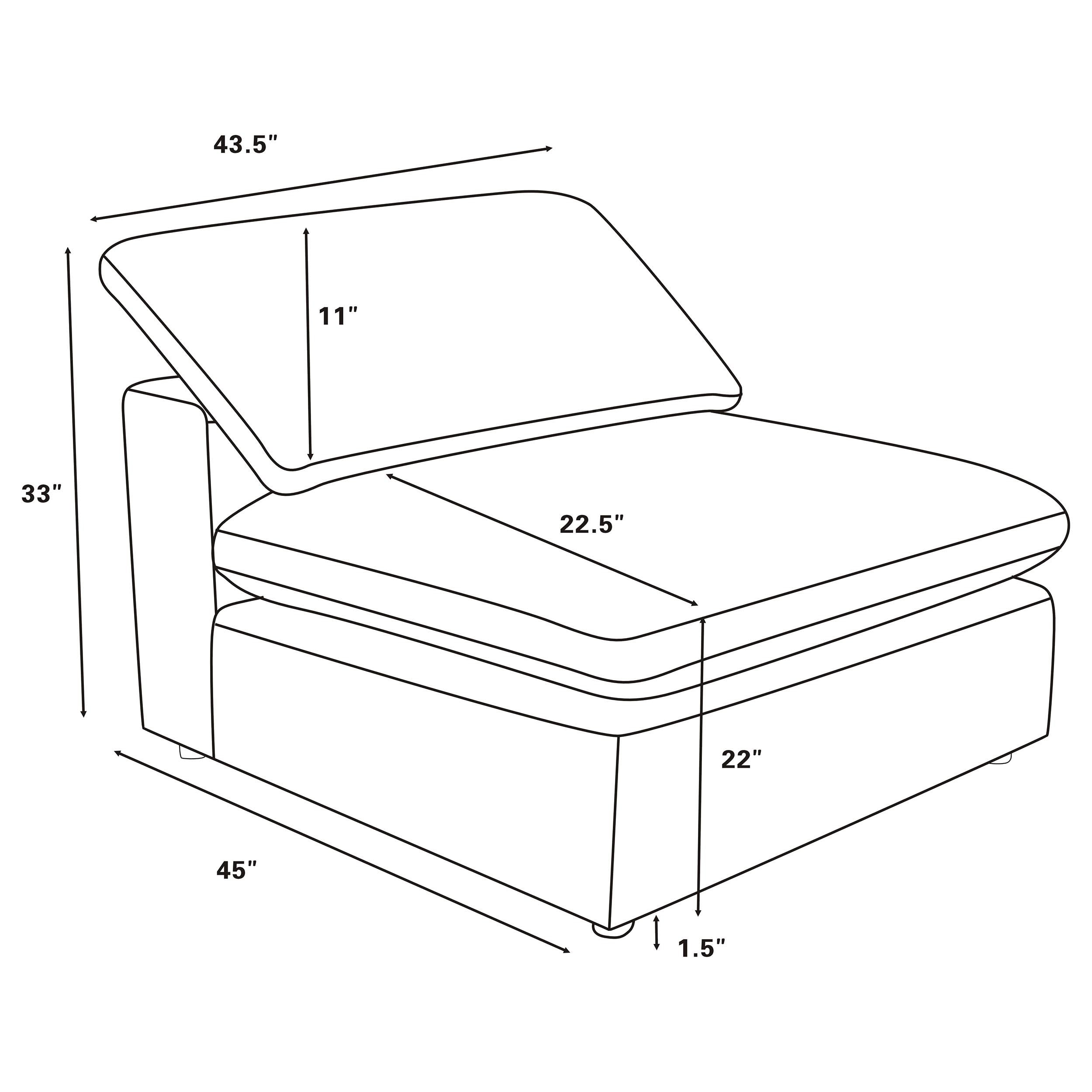 Raleigh Modular Sectional Sofa - Luxury Home Furniture (MI)