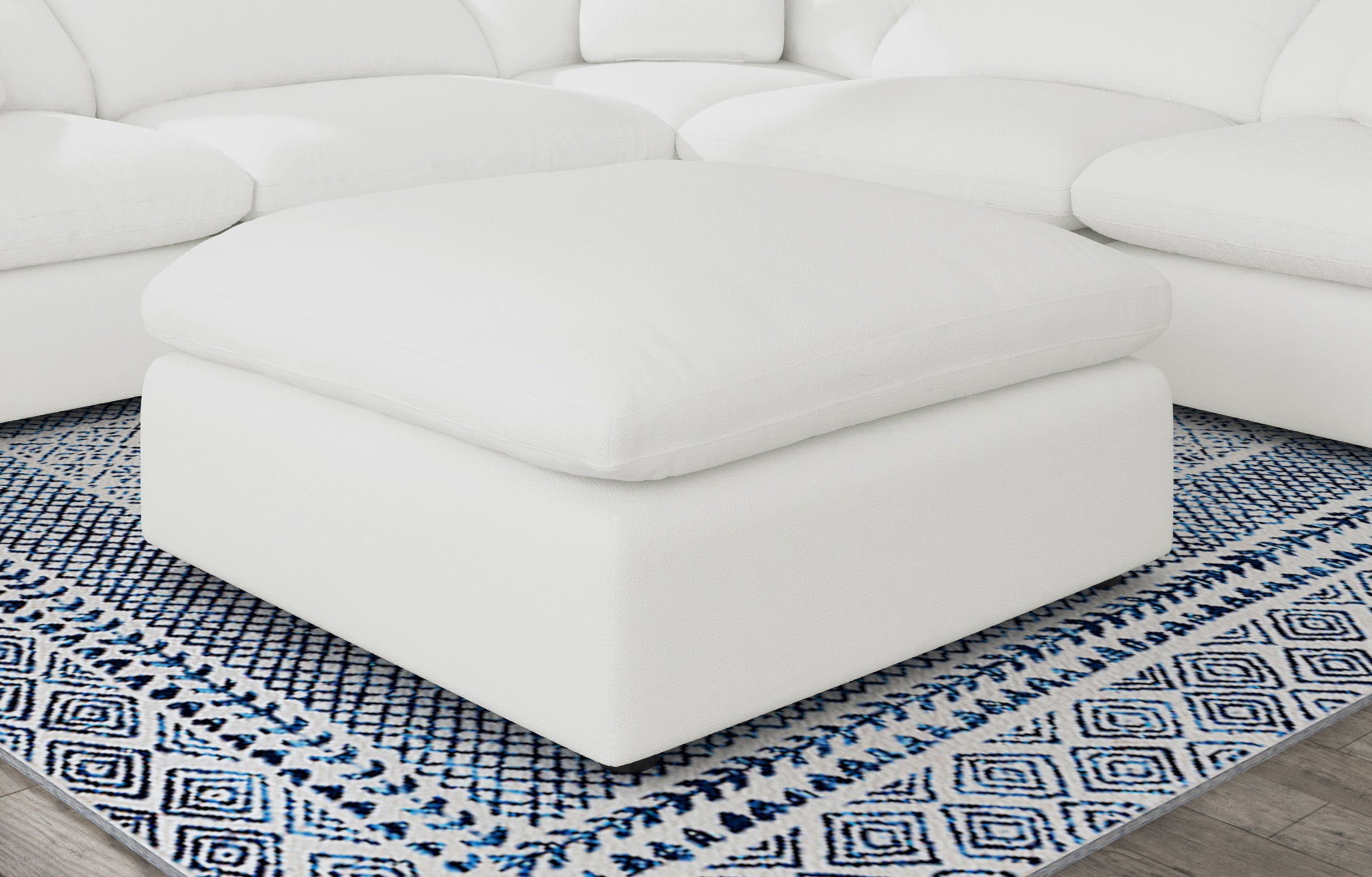 Raleigh Ottoman - Luxury Home Furniture (MI)