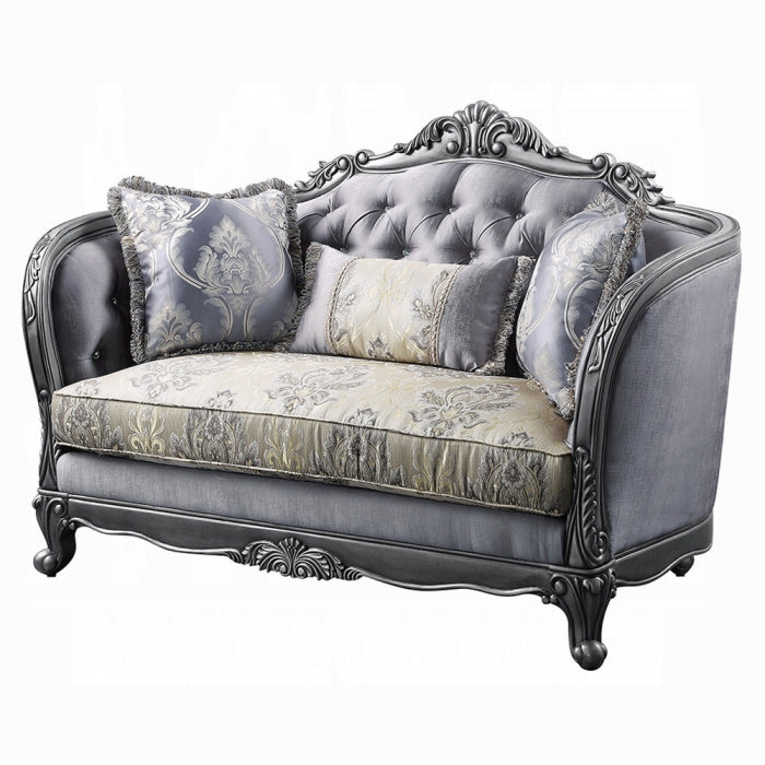 Ariadne Loveseat With 3 Pillows - Luxury Home Furniture (MI)