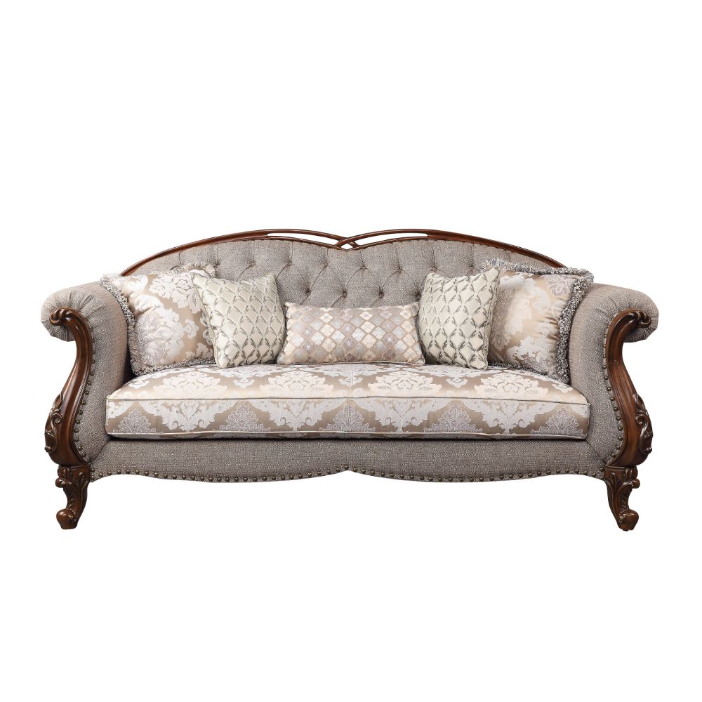 Sofa w/5 Pillows
