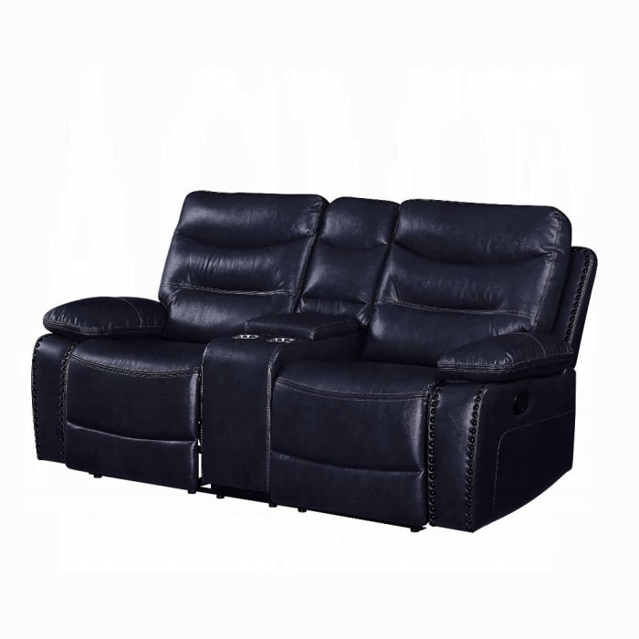 Aashi Motion Loveseat With Console - Luxury Home Furniture (MI)