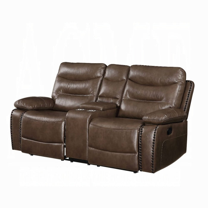 Aashi Motion Loveseat With Console - Luxury Home Furniture (MI)