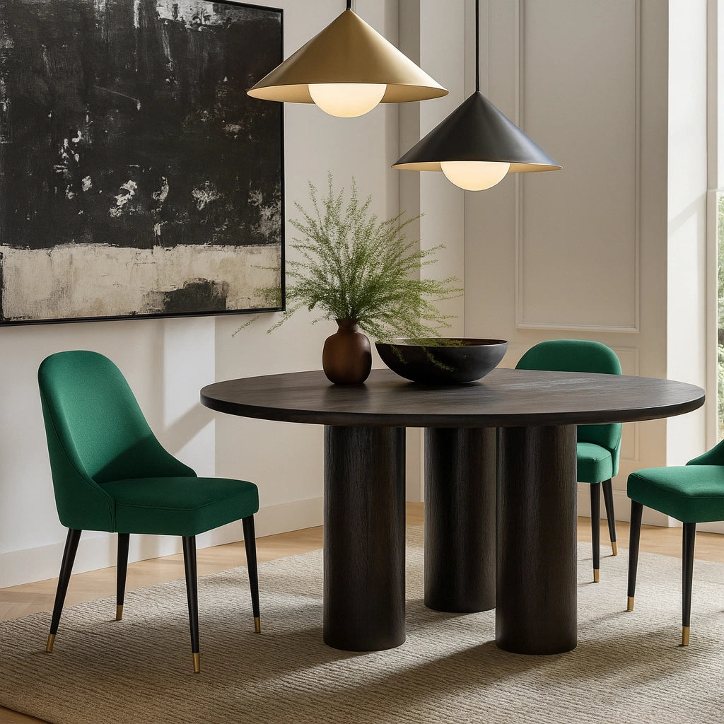 Omni Green Velvet Dining Chair
