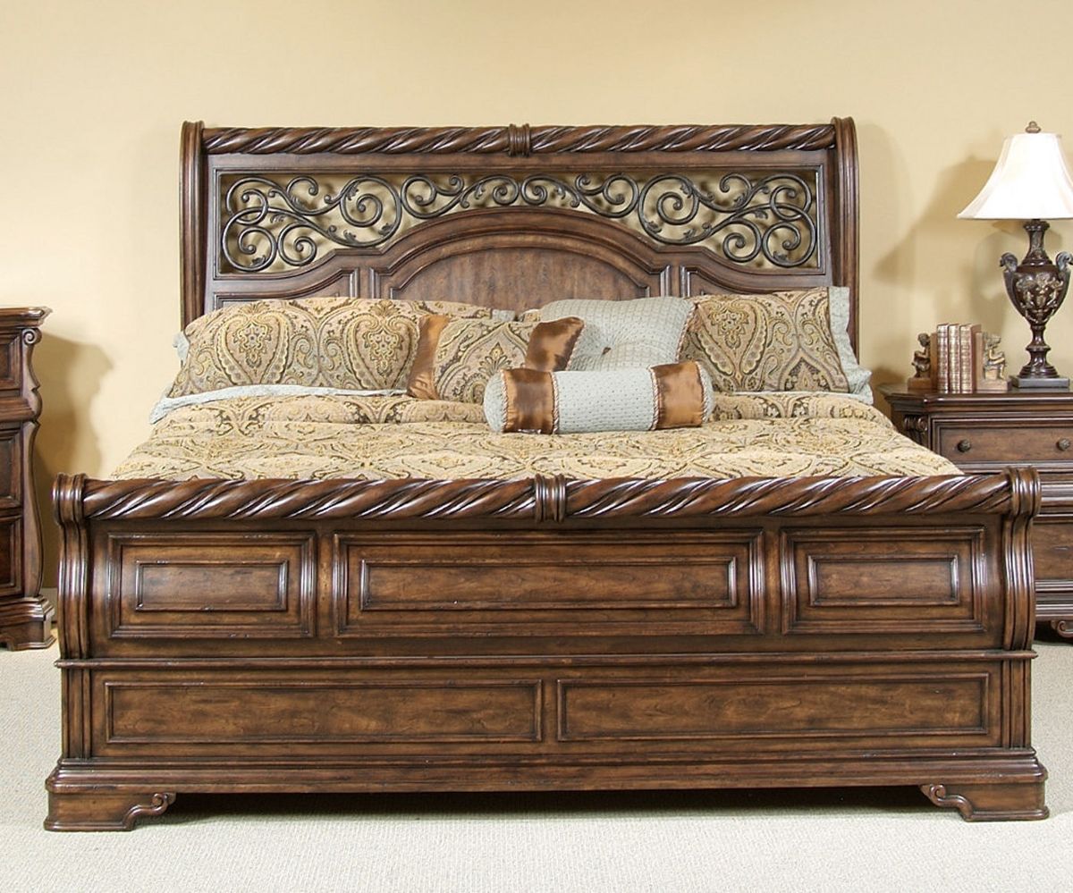 Liberty Furniture Arbor Place Sleigh Footboard Queen Bed - Luxury Home Furniture (MI)