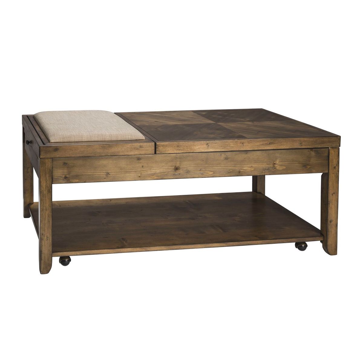 Liberty Furniture Mitchell Cocktail Table in Brown - Luxury Home Furniture (MI)