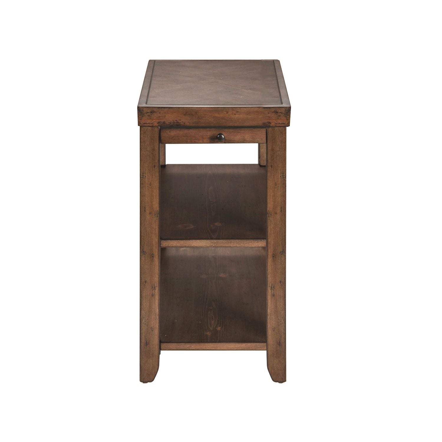 Mitchell Chairside Table in Brown image