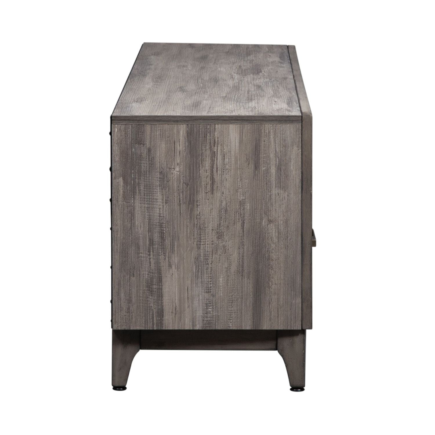 Mercury 76 Inch TV Console in Driftwood Gray