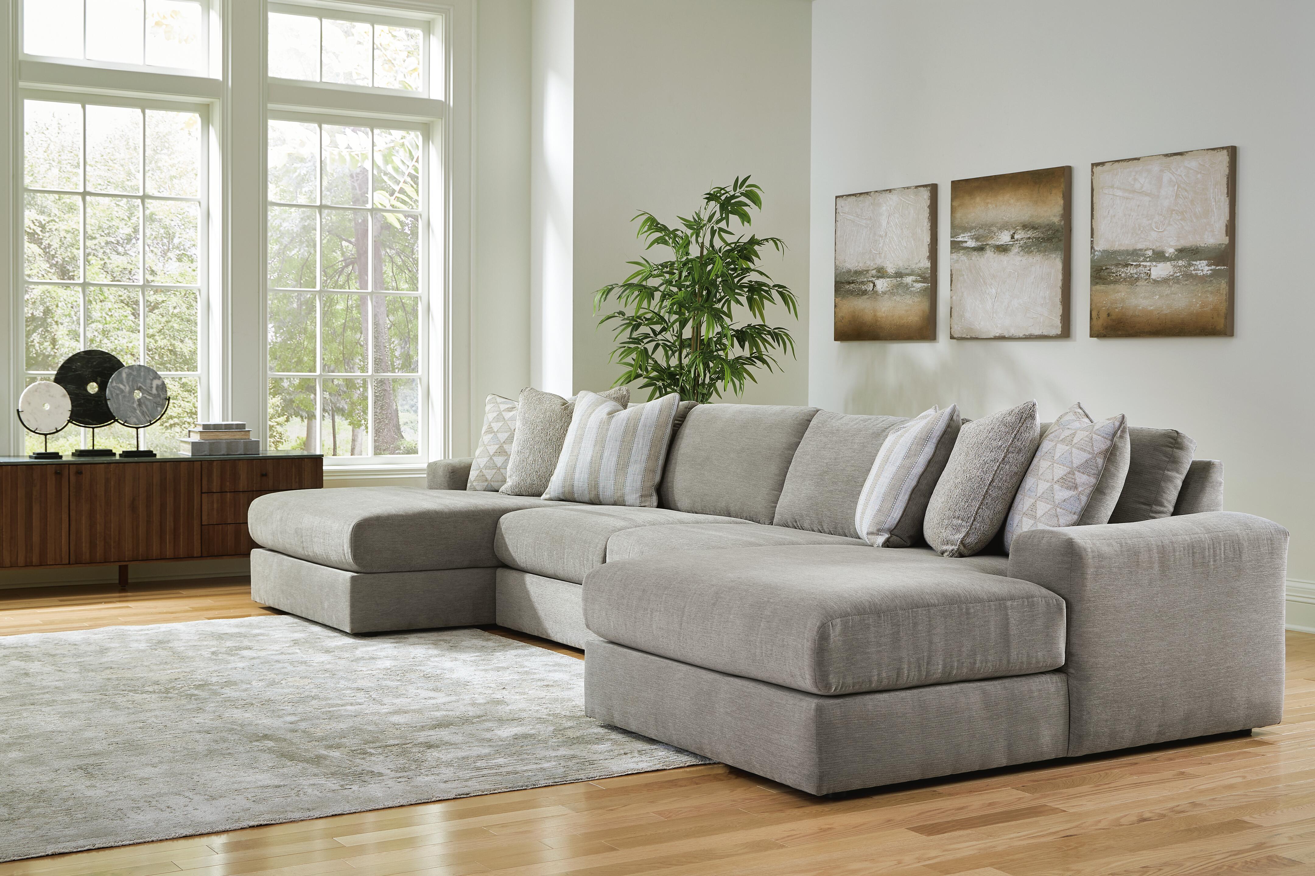 Avaliyah Double Chaise Sectional - Luxury Home Furniture (MI)